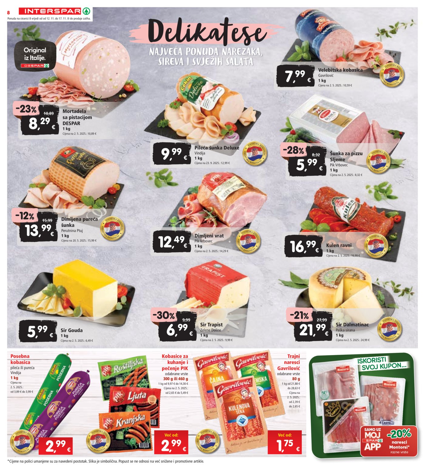 INTERSPAR katalog Akcija 12.11. - 17.11.2025.