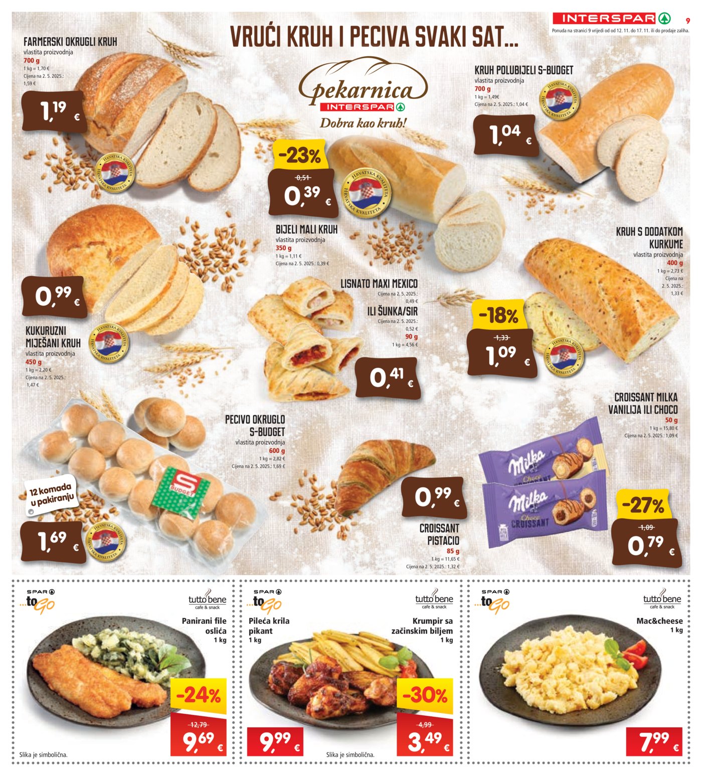 INTERSPAR katalog Akcija 12.11. - 17.11.2025.
