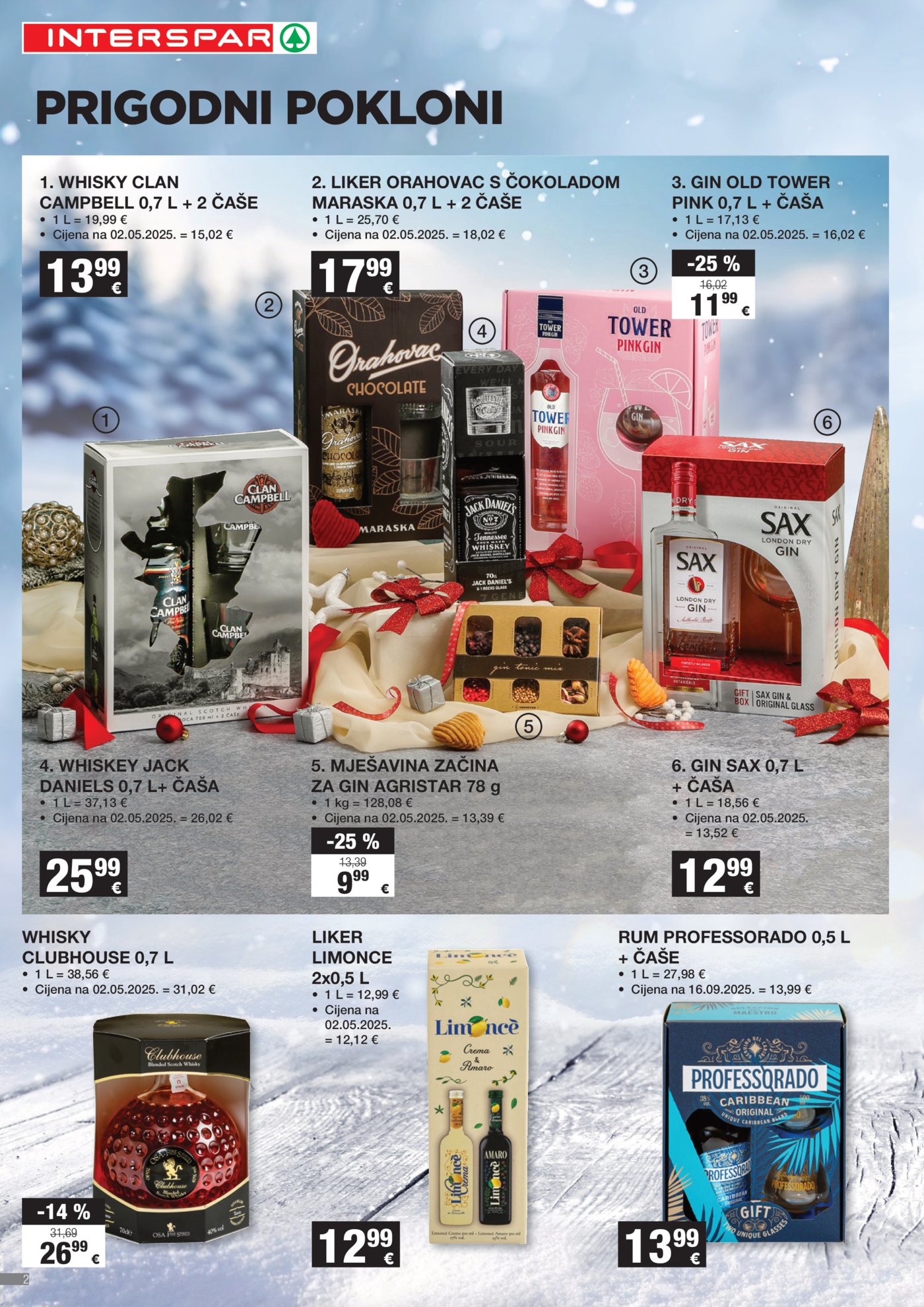 INTERSPAR katalog Razveselite najmilije 12.11. - 07.01.2026.