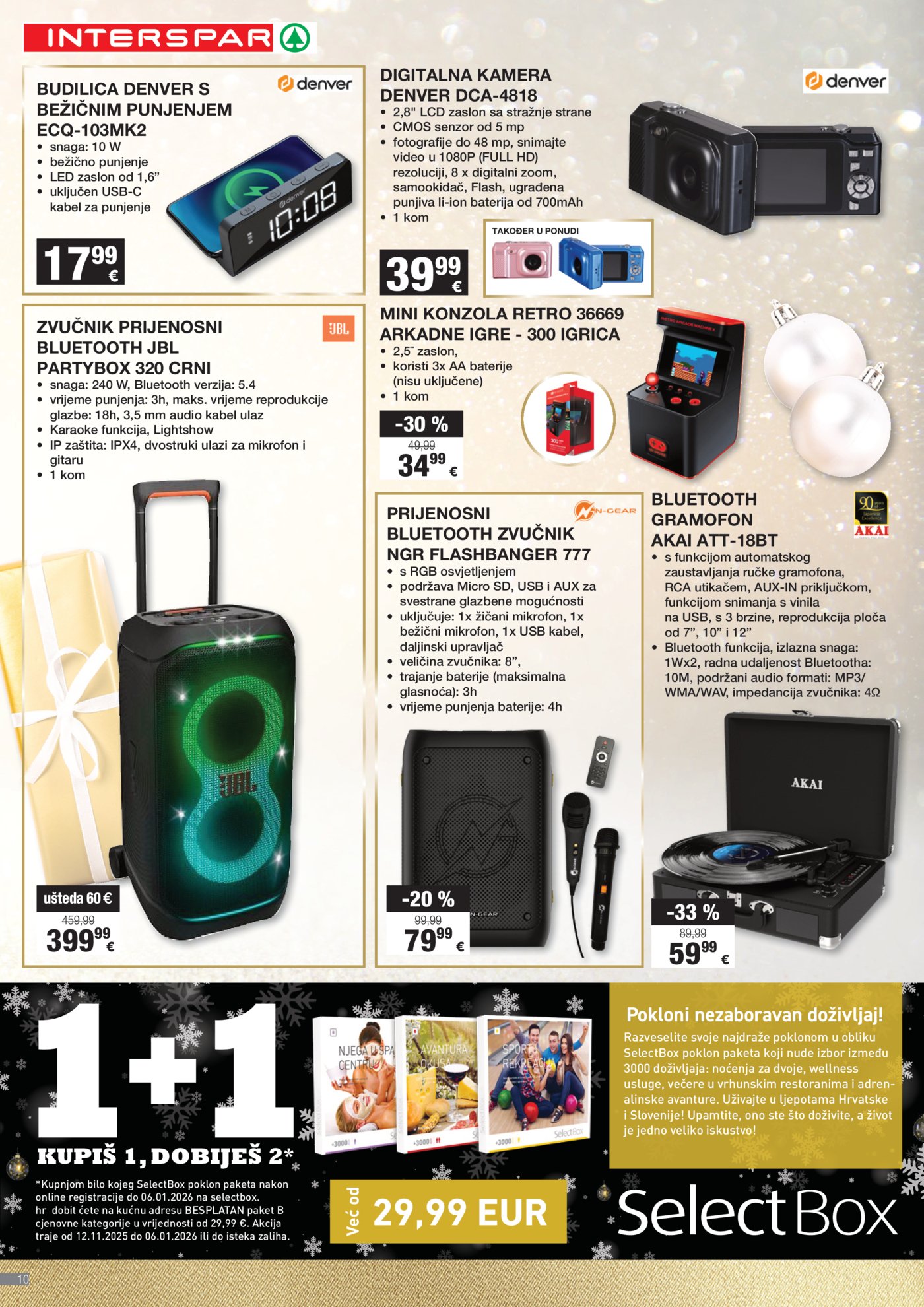 INTERSPAR katalog Razveselite najmilije 12.11. - 07.01.2026.