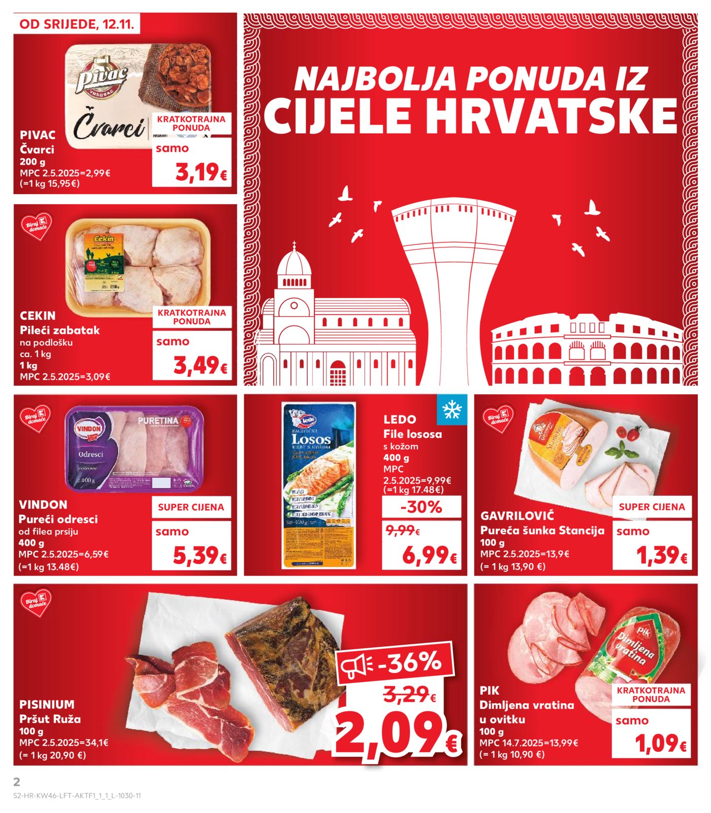 Kaufland katalog Akcija 12.11. - 17.11.2025. Odabrane poslovnice