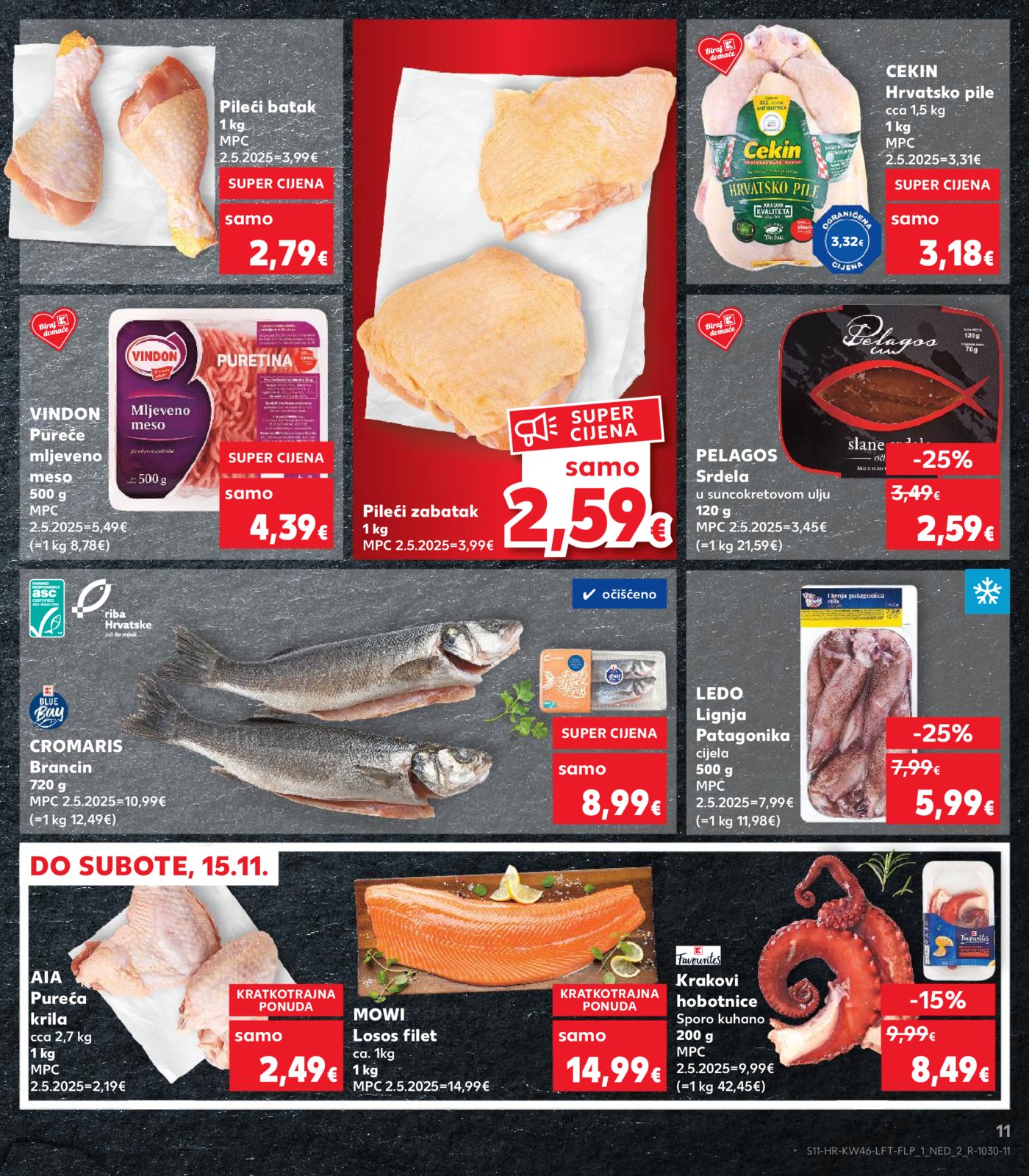 Kaufland katalog Akcija 12.11. - 17.11.2025. Odabrane poslovnice