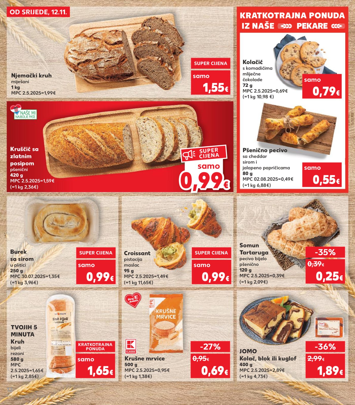 Kaufland katalog Akcija 12.11. - 17.11.2025. Odabrane poslovnice