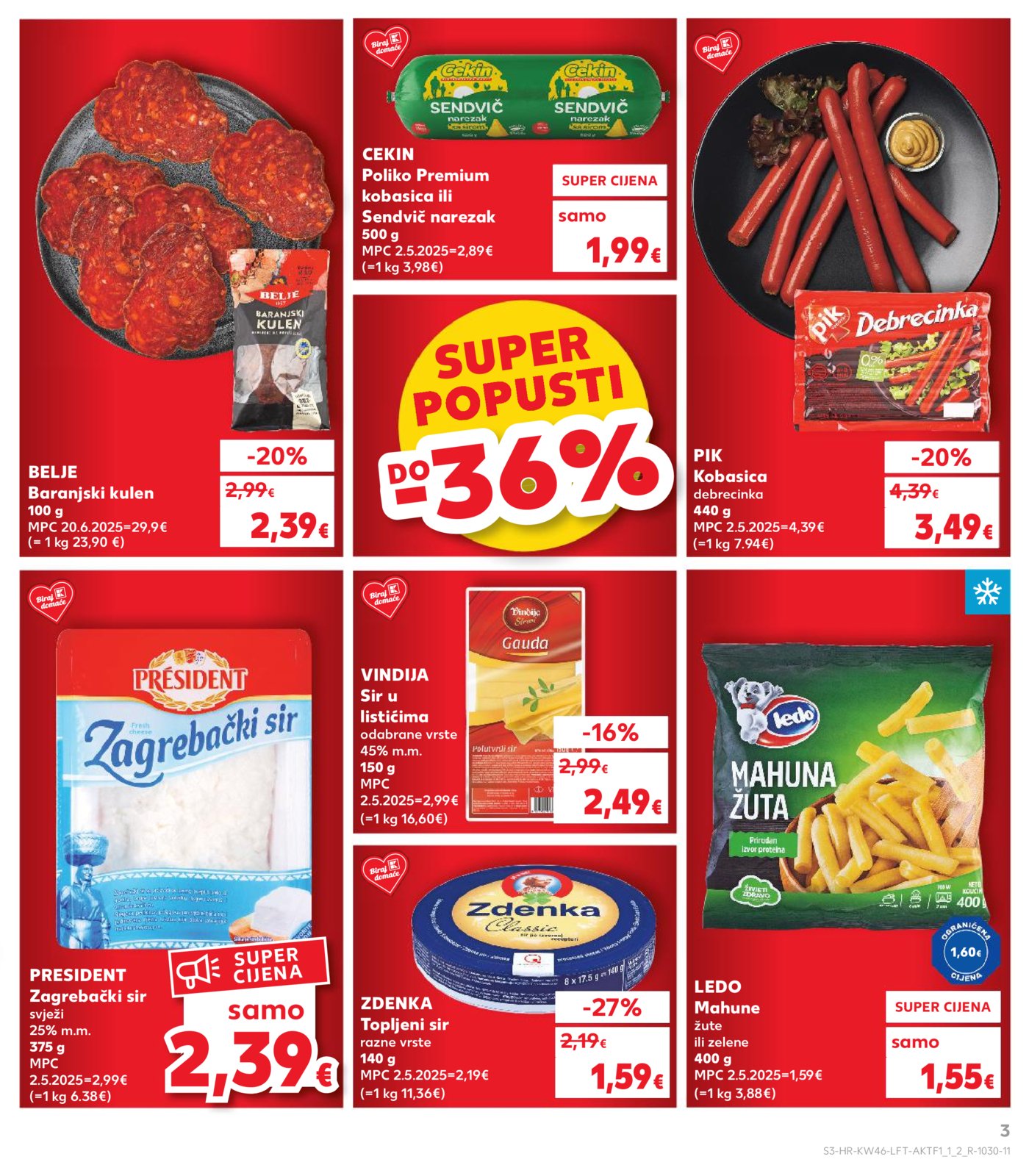 Kaufland katalog Akcija 12.11. - 17.11.2025. Odabrane poslovnice