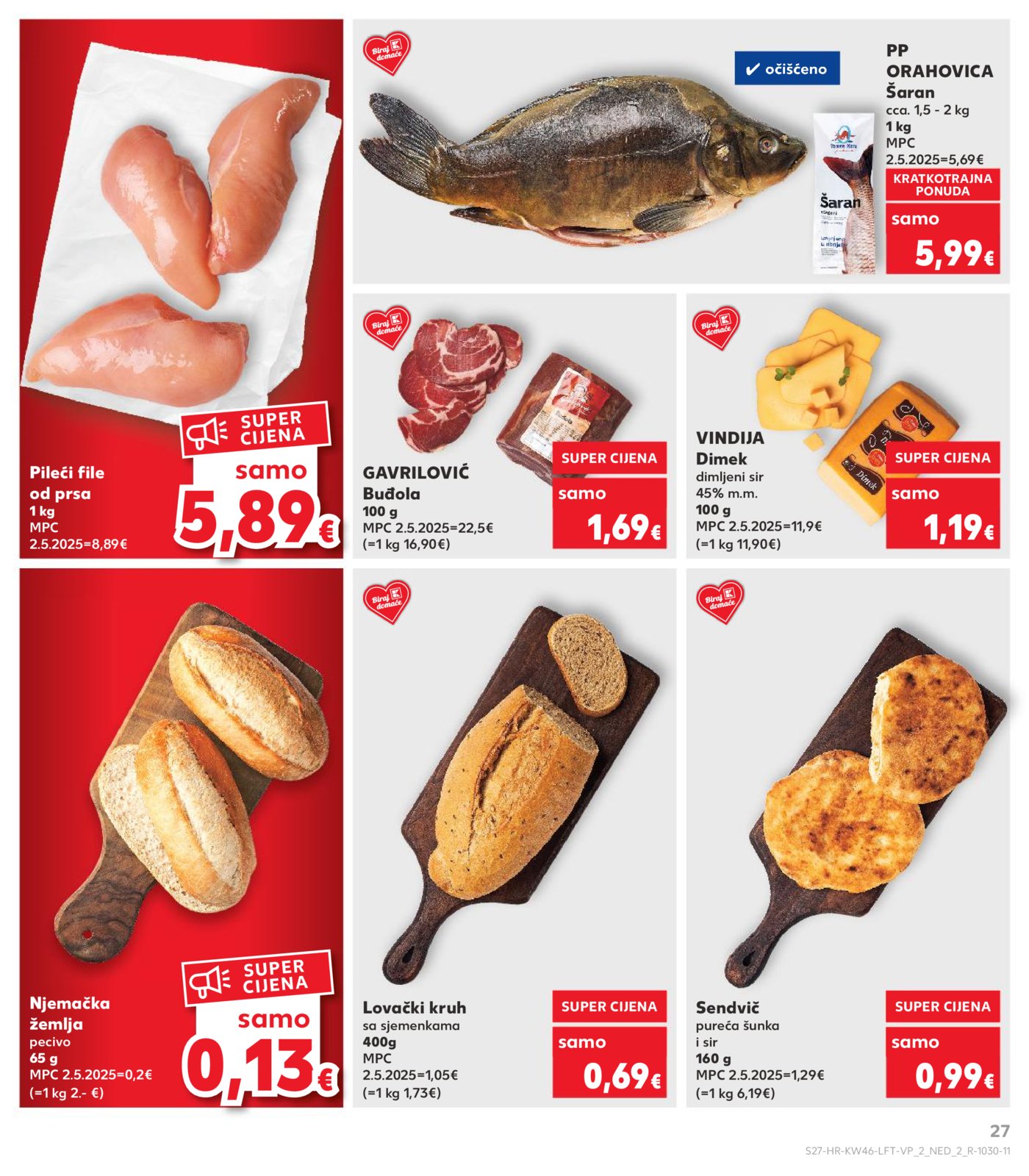Kaufland katalog Akcija 12.11. - 17.11.2025. Odabrane poslovnice