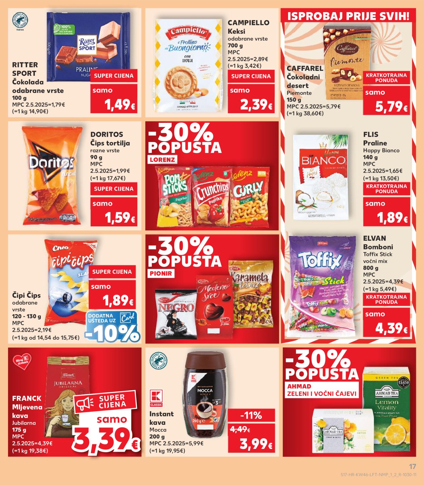 Kaufland katalog Akcija 12.11. - 17.11.2025. VG, Po, Ro, Vo, Vu, DS, Ma, Iv
