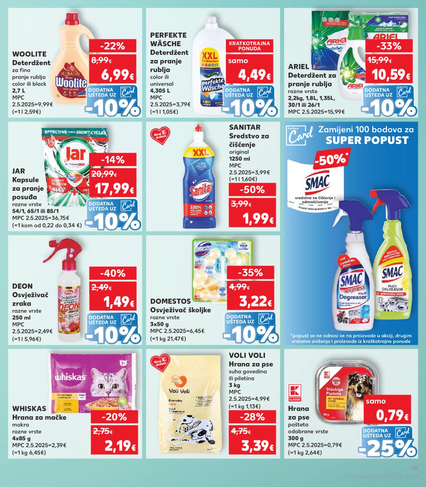 Kaufland katalog Akcija 12.11. - 17.11.2025. VG, Po, Ro, Vo, Vu, DS, Ma, Iv