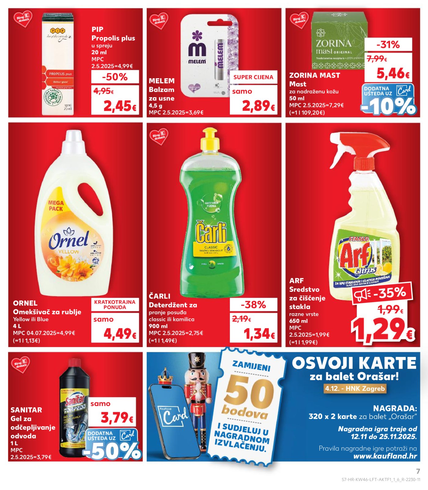 Kaufland katalog Akcija 12.11. - 17.11.2025. VG, Po, Ro, Vo, Vu, DS, Ma, Iv