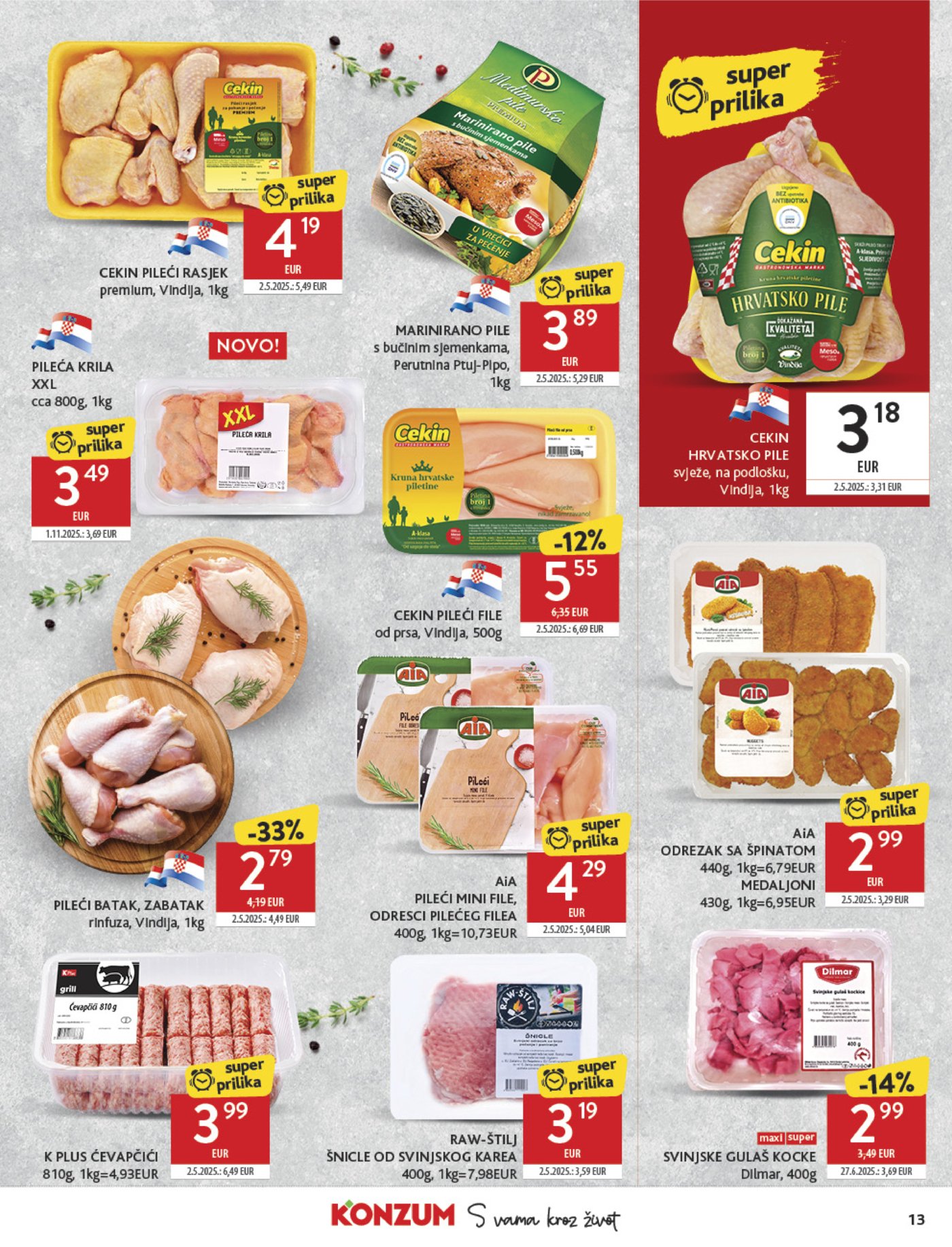 Konzum katalog Akcija 12.11. - 18.11.2025.