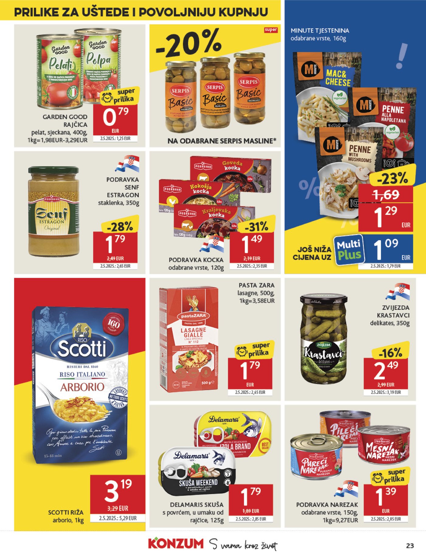 Konzum katalog Akcija 12.11. - 18.11.2025.