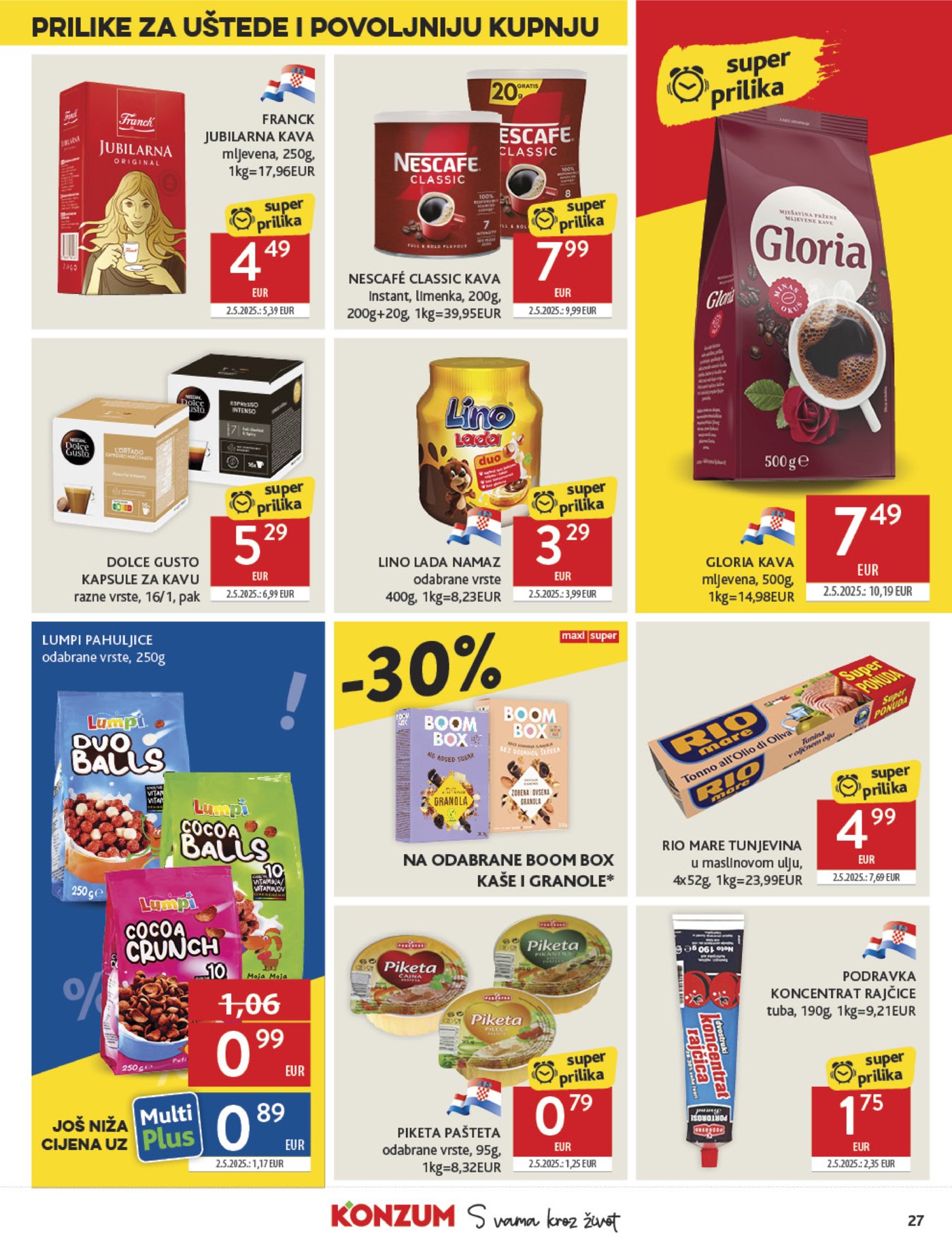 Konzum katalog Akcija 12.11. - 18.11.2025.
