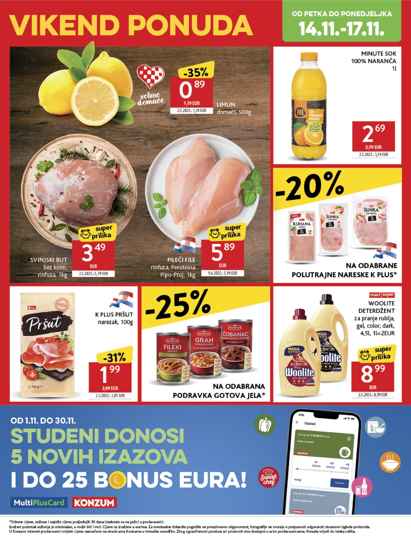 Konzum katalog Akcija 12.11. - 18.11.2025.