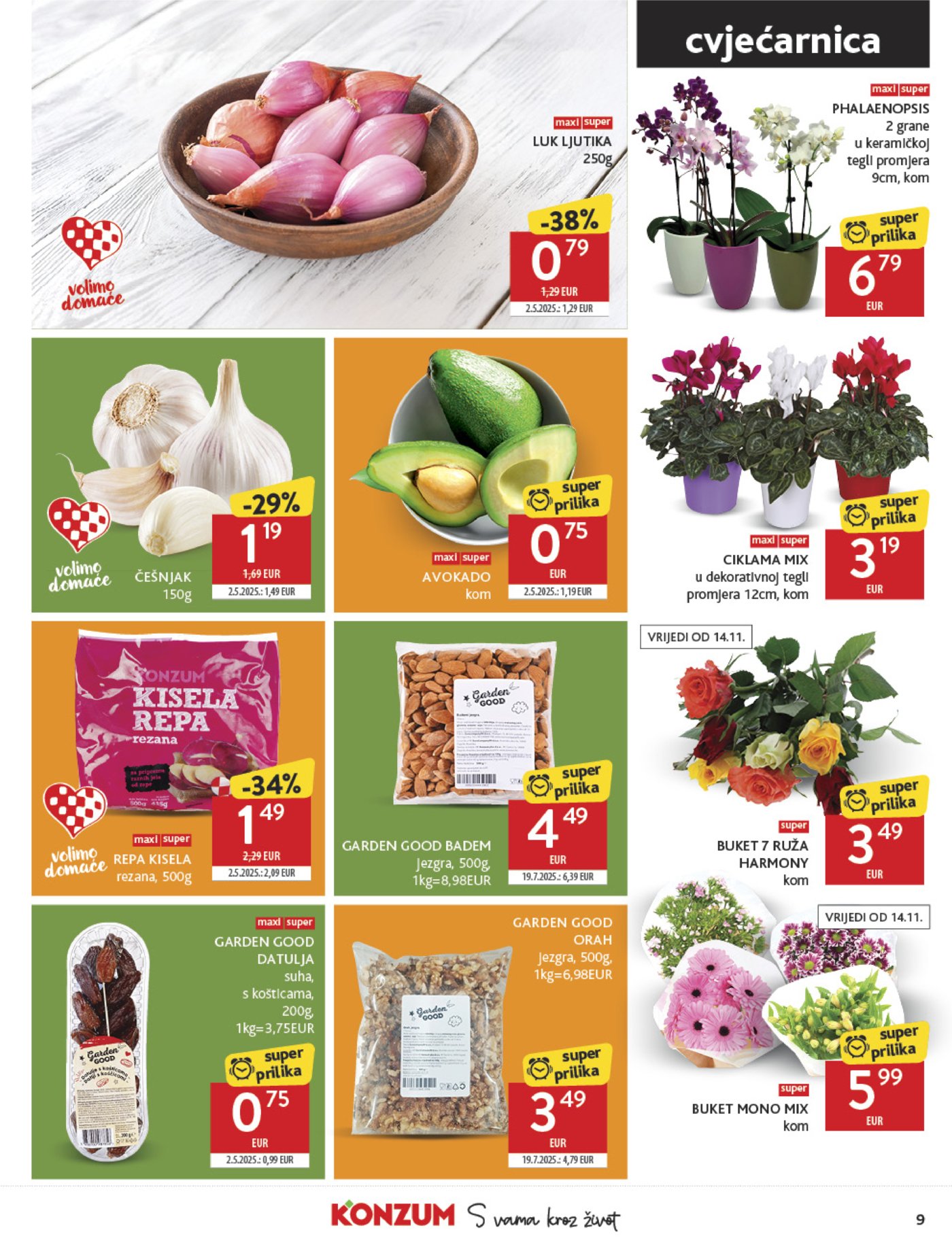 Konzum katalog Akcija 12.11. - 18.11.2025.