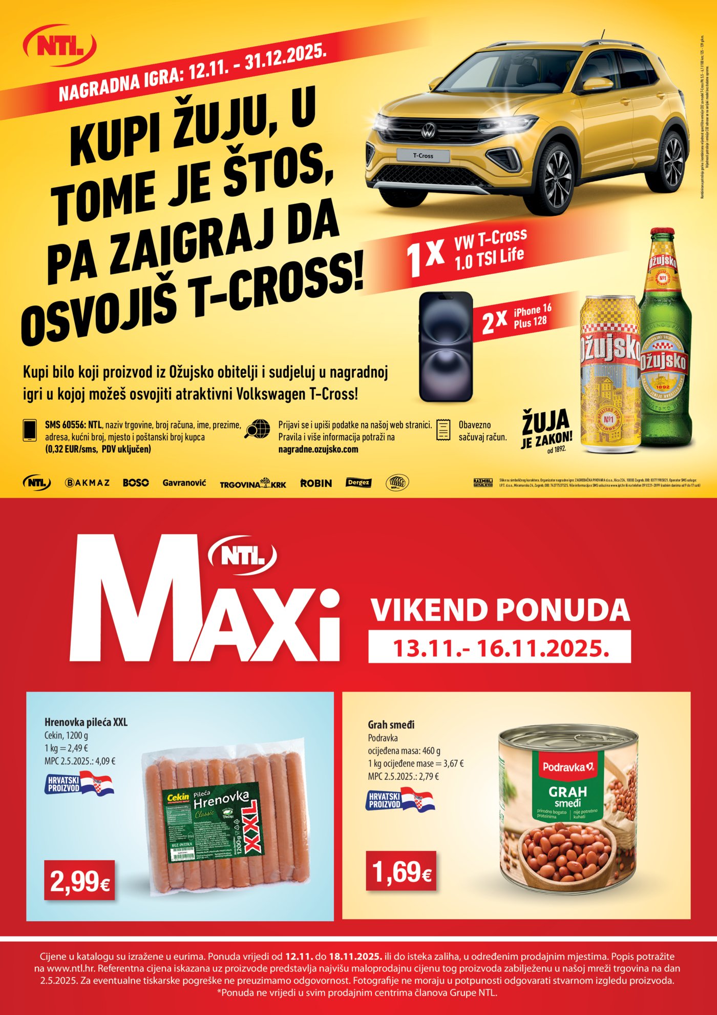 NTL katalog Maxi tjedna ponuda 12.11. - 18.11.2025.