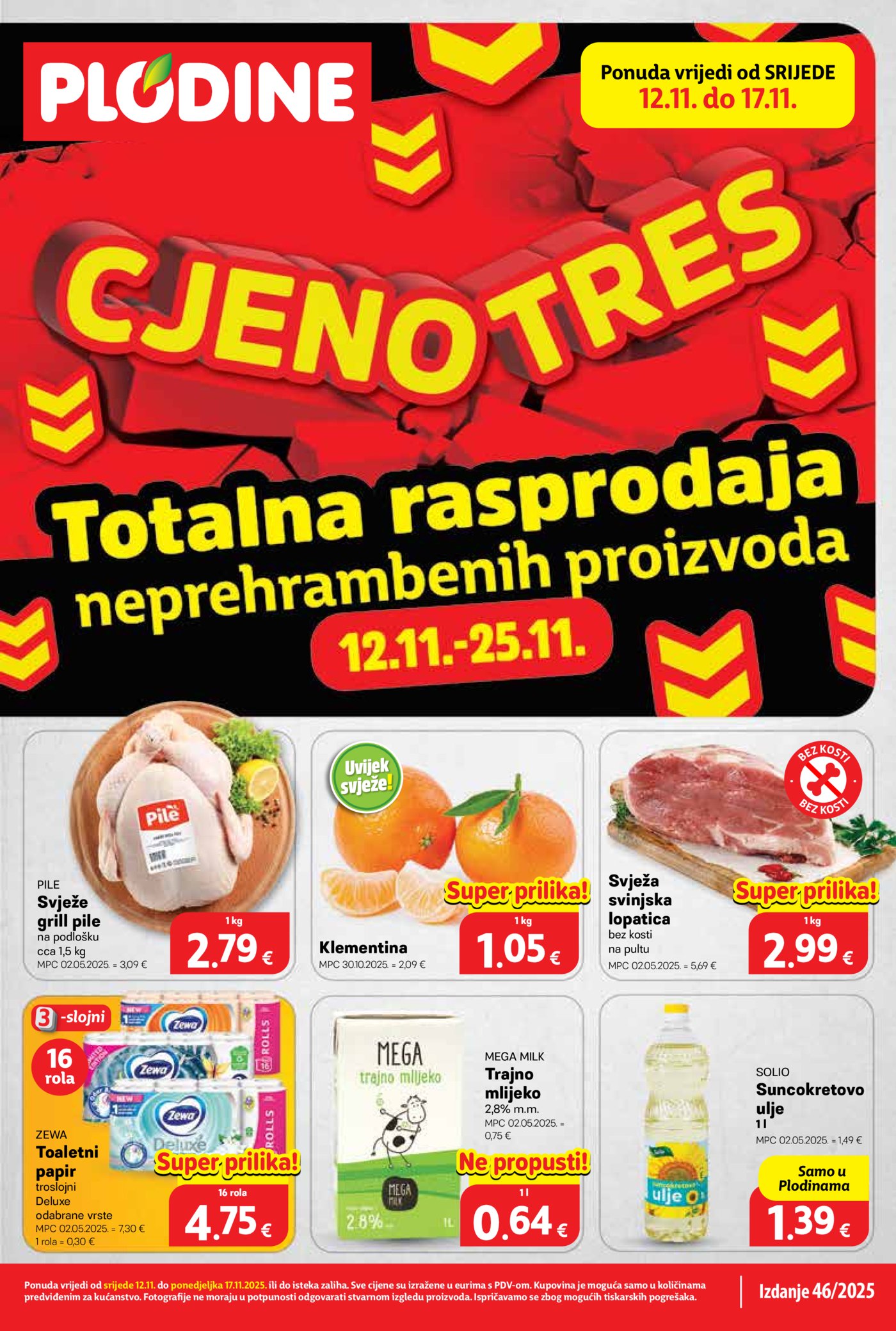 Plodine katalog Akcija 12.11. - 17.11.2025.