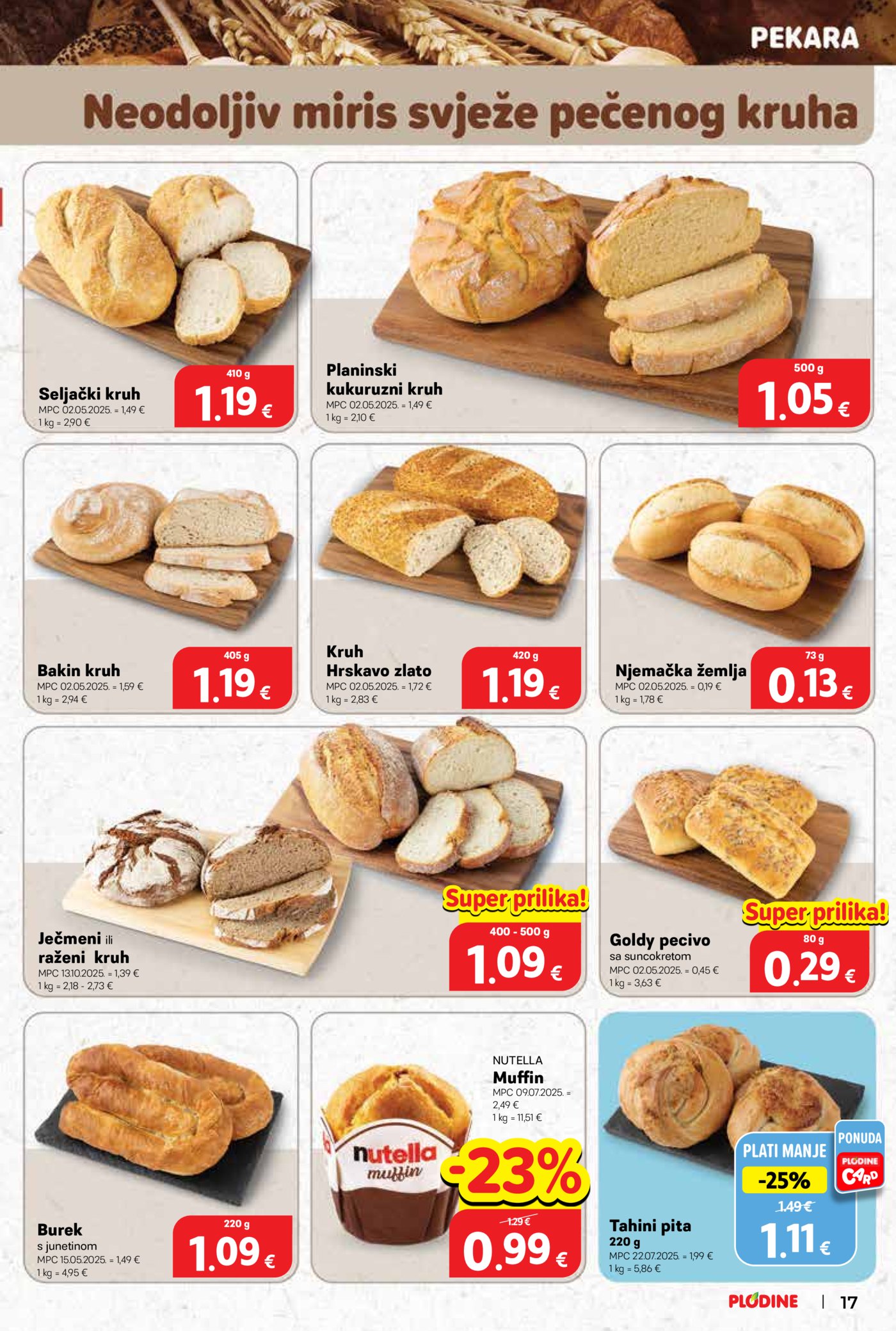 Plodine katalog Akcija 12.11. - 17.11.2025.