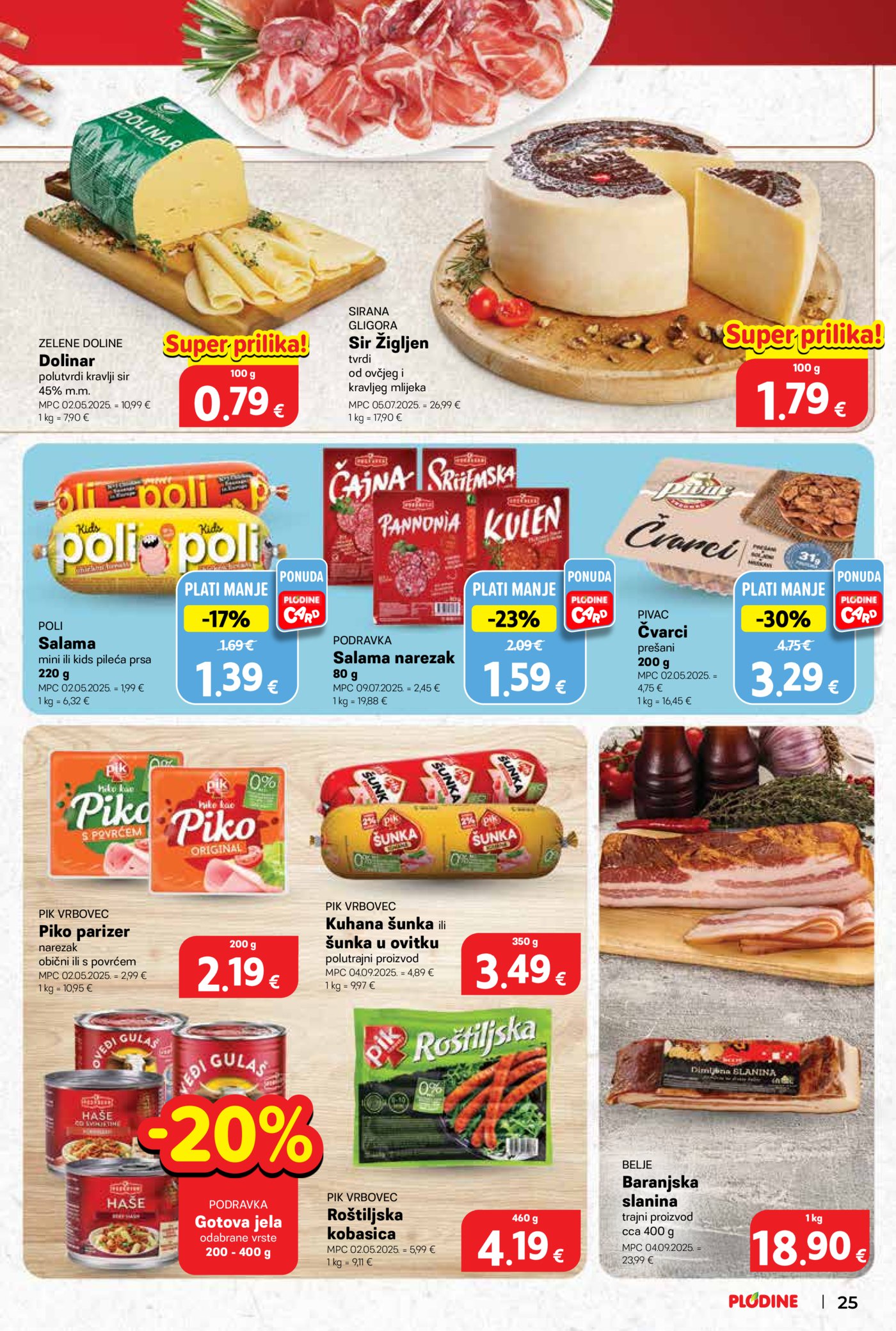 Plodine katalog Akcija 12.11. - 17.11.2025.