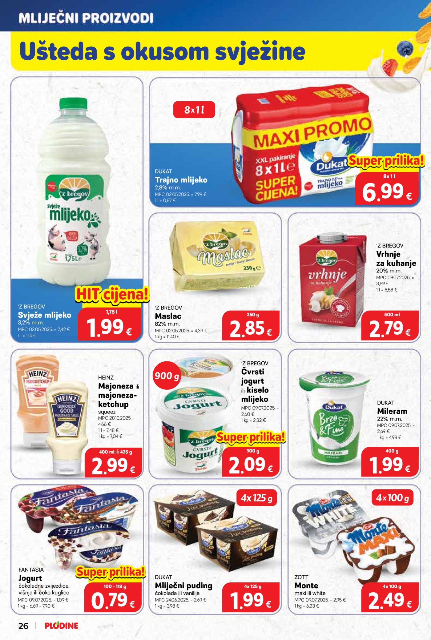 Plodine katalog Akcija 12.11. - 17.11.2025.