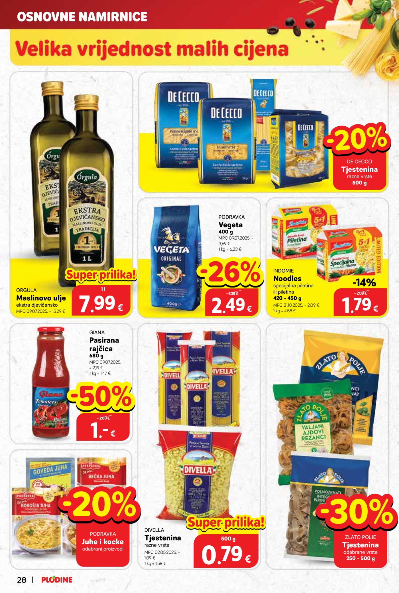 Plodine katalog Akcija 12.11. - 17.11.2025.