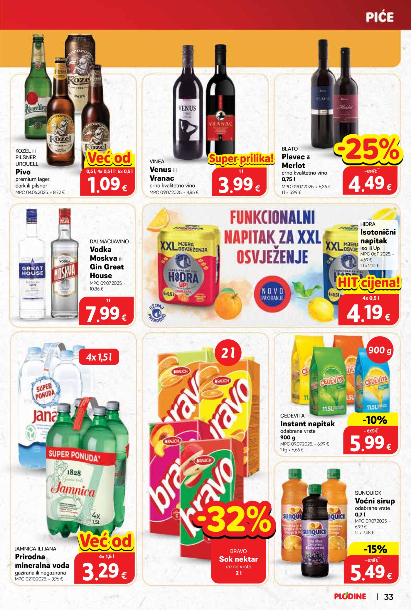 Plodine katalog Akcija 12.11. - 17.11.2025.