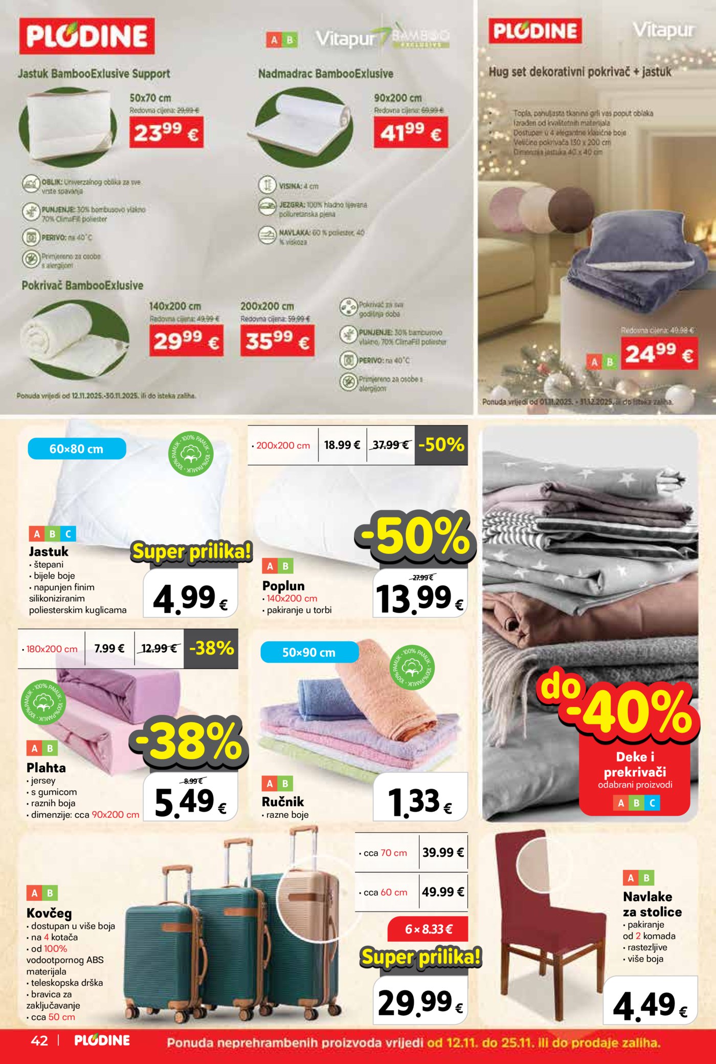 Plodine katalog Akcija 12.11. - 17.11.2025.
