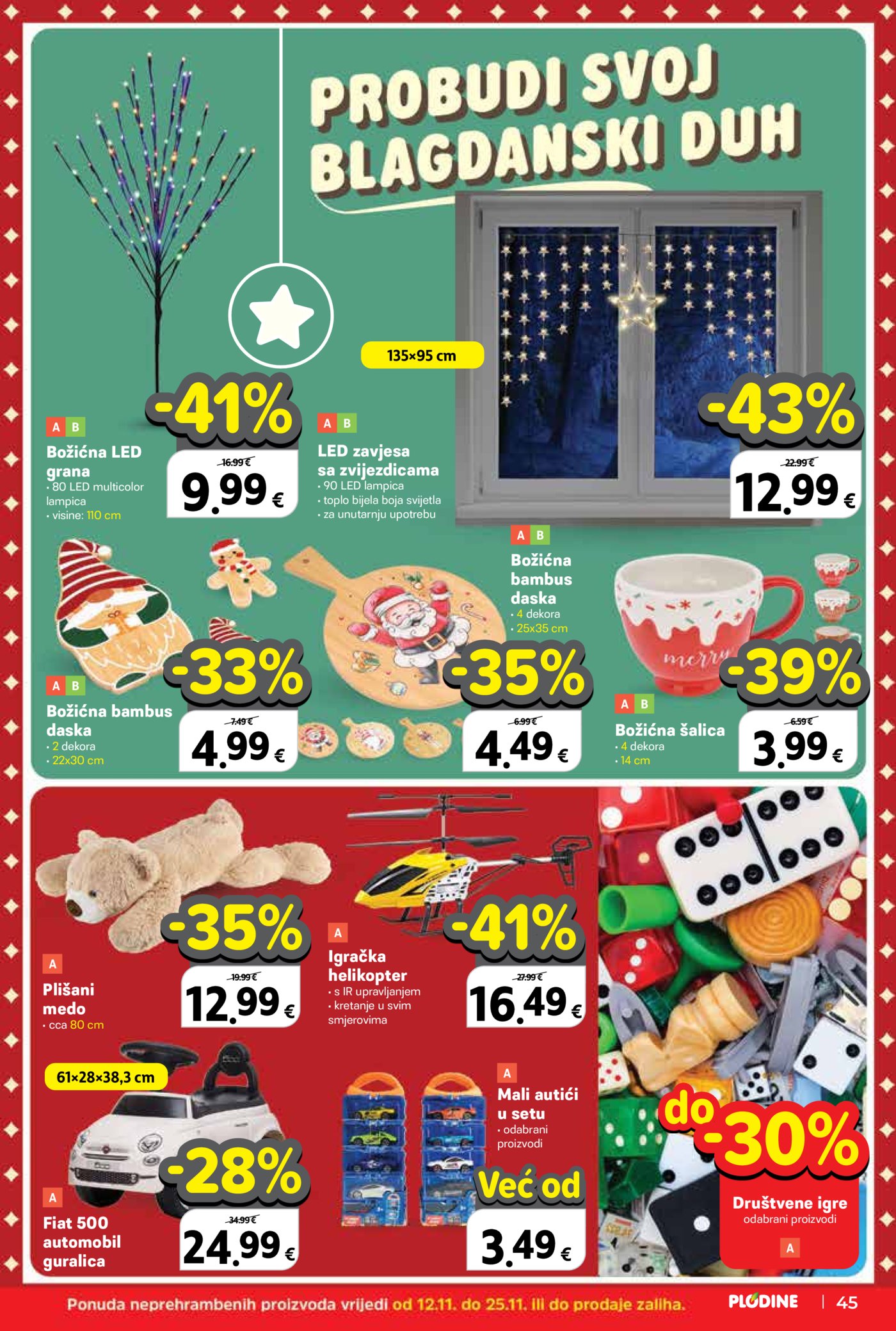 Plodine katalog Akcija 12.11. - 17.11.2025.