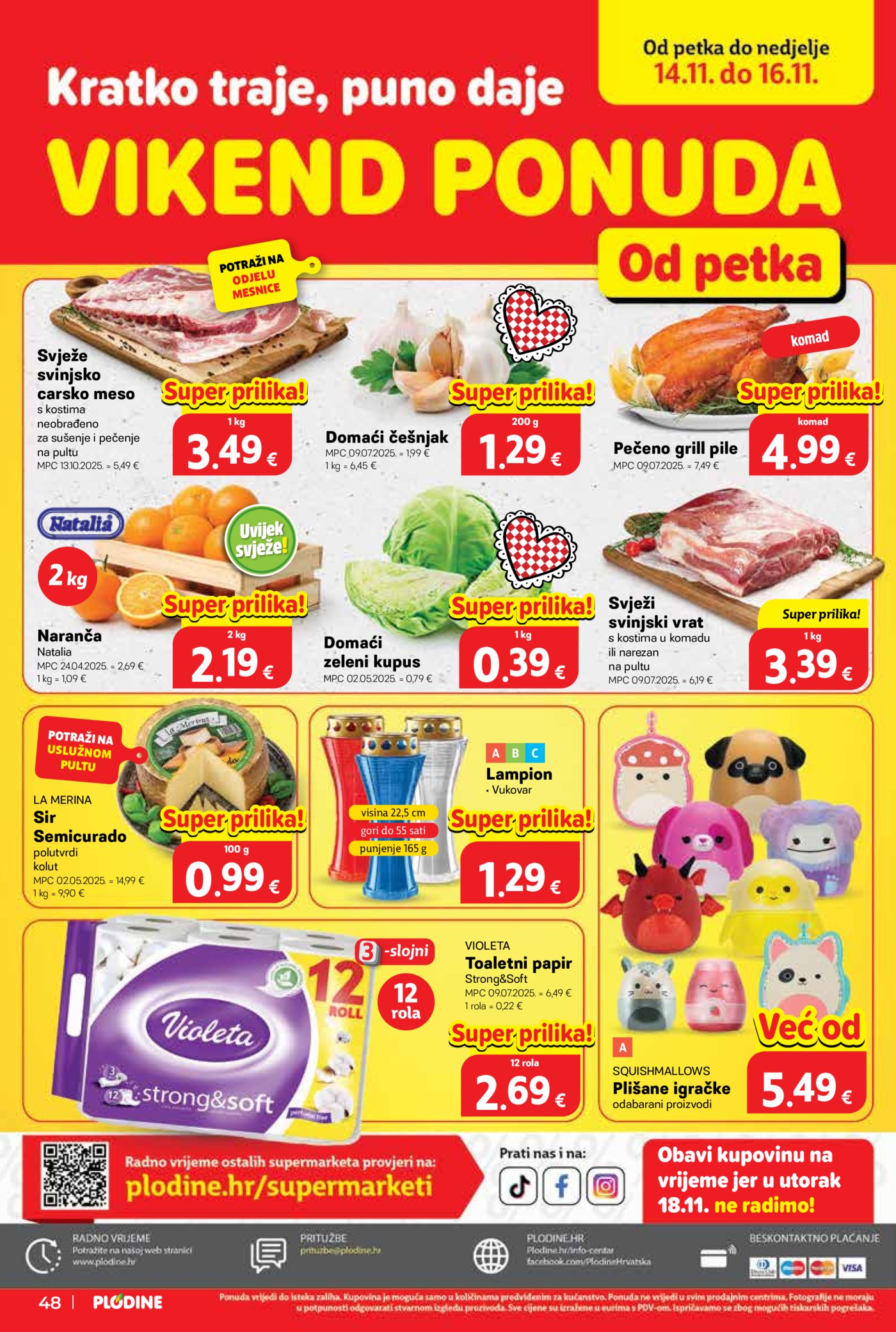 Plodine katalog Akcija 12.11. - 17.11.2025.