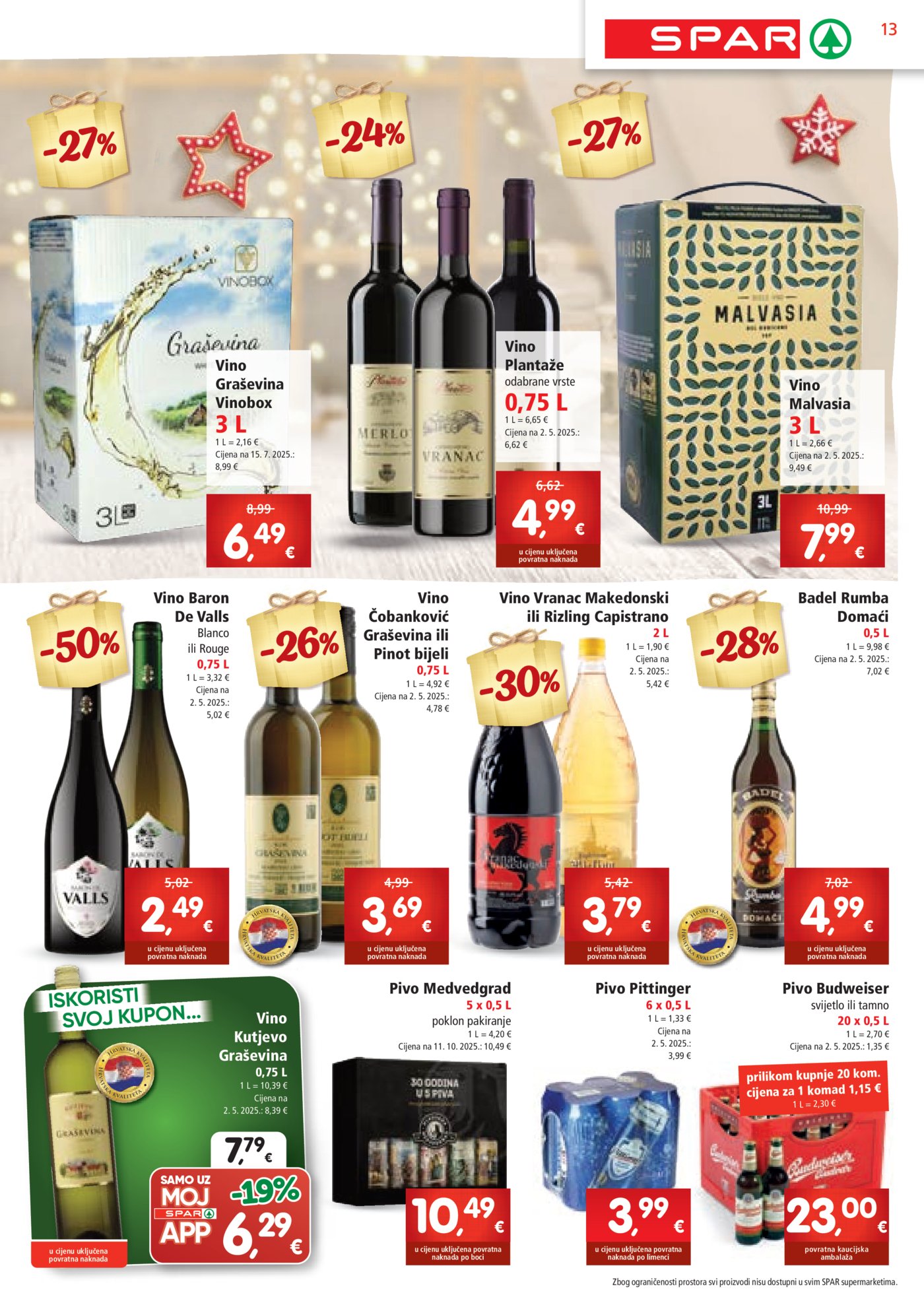 SPAR katalog Akcija 12.11. - 17.11.2025.