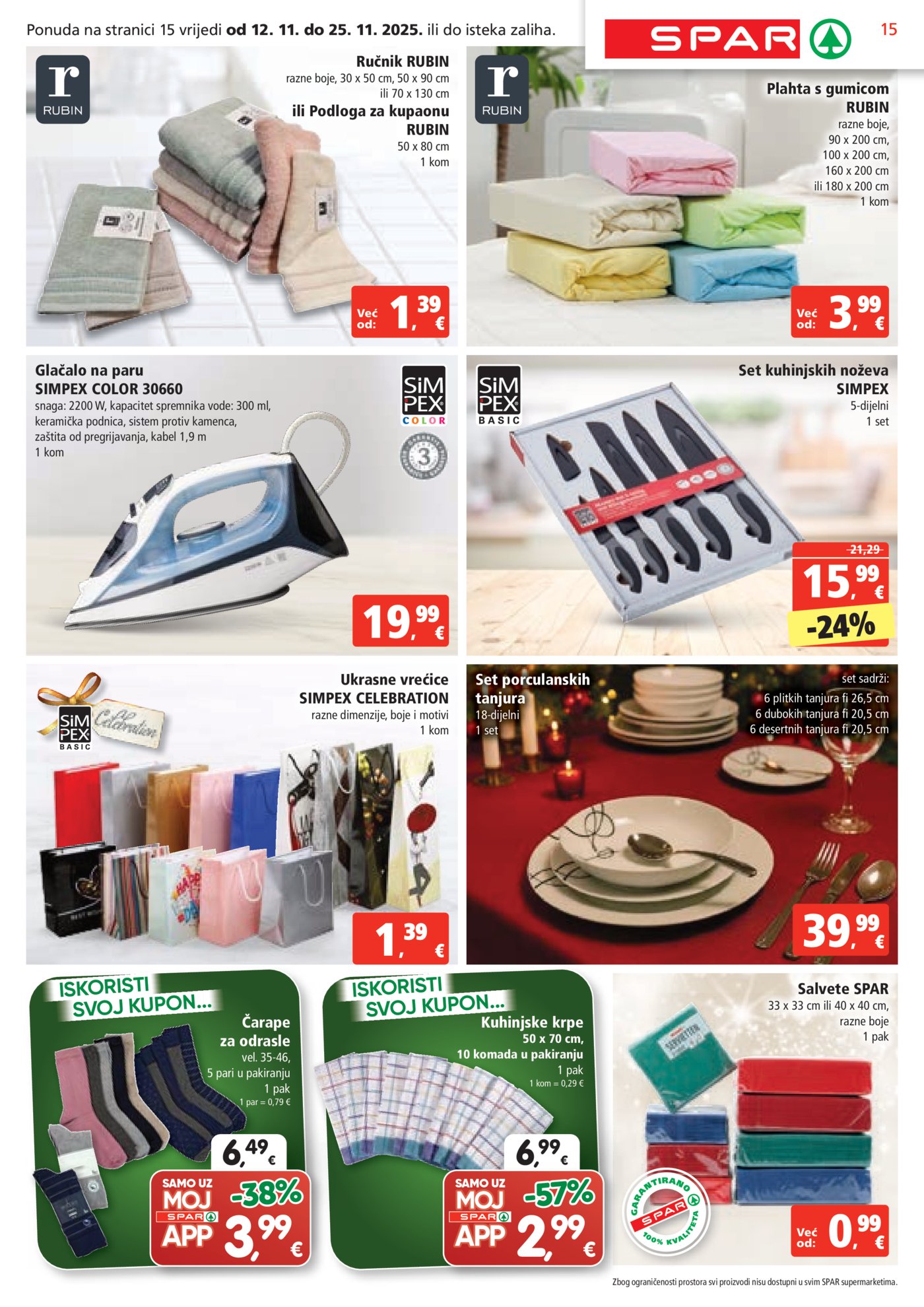 SPAR katalog Akcija 12.11. - 17.11.2025.