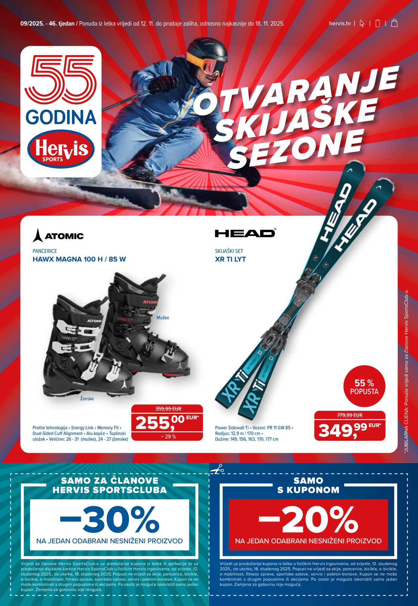 Hervis katalog Akcija 12.11.-18.11.2025.