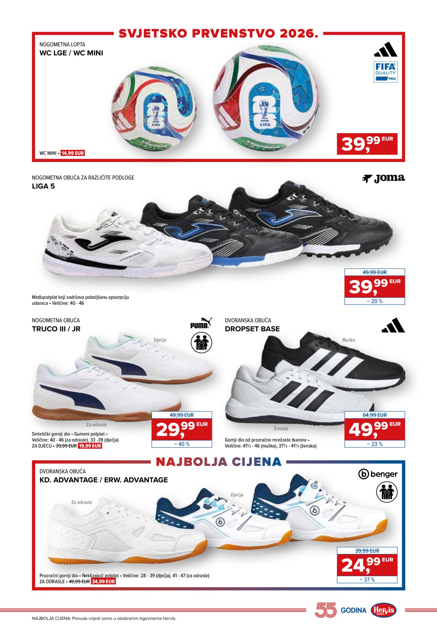 Hervis katalog Akcija 12.11.-18.11.2025.