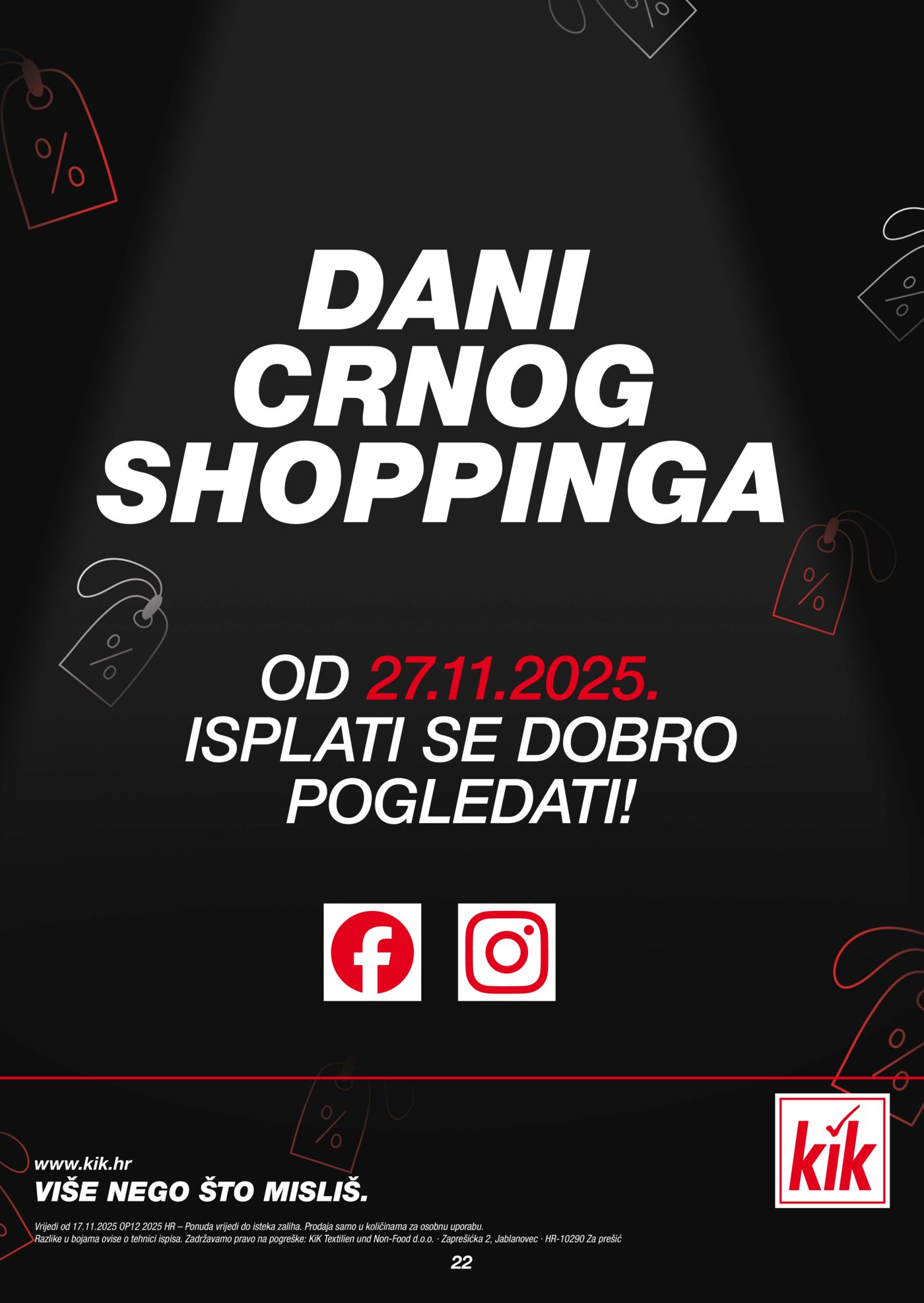 KiK katalog Akcija 14.11.-23.11.2025.