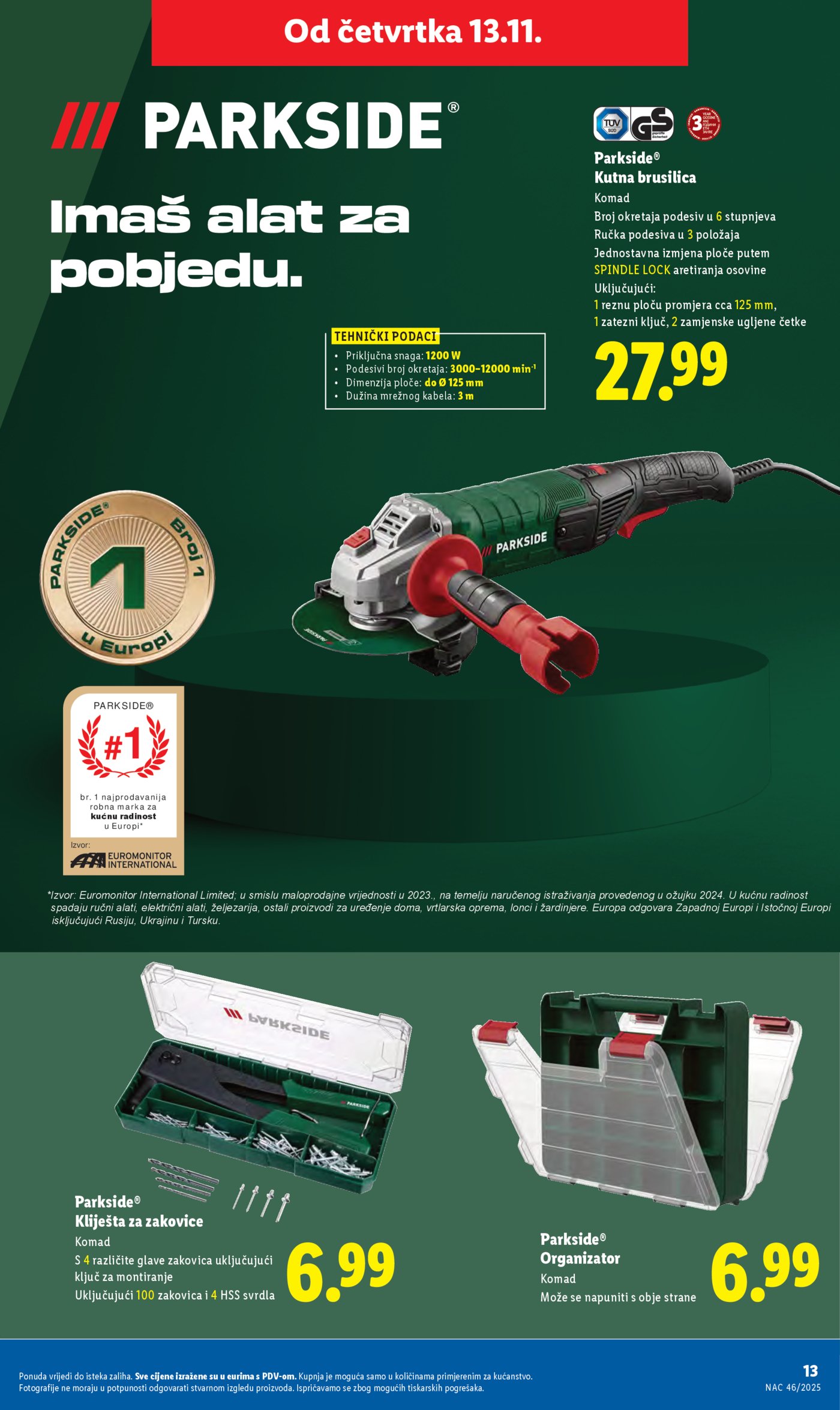 Lidl katalog Super ponuda od četvrtka 13.11. - 16.11.2025.