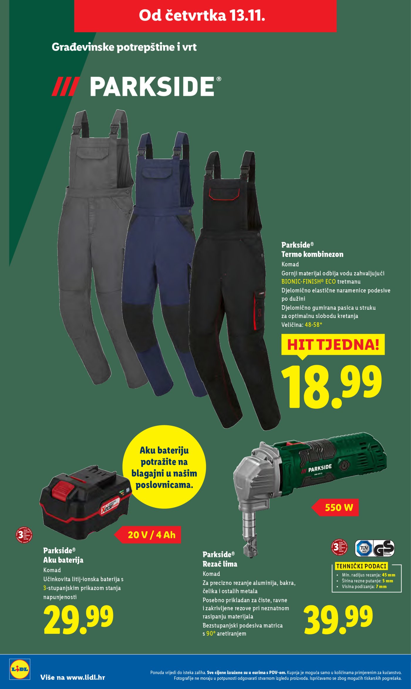 Lidl katalog Super ponuda od četvrtka 13.11. - 16.11.2025.
