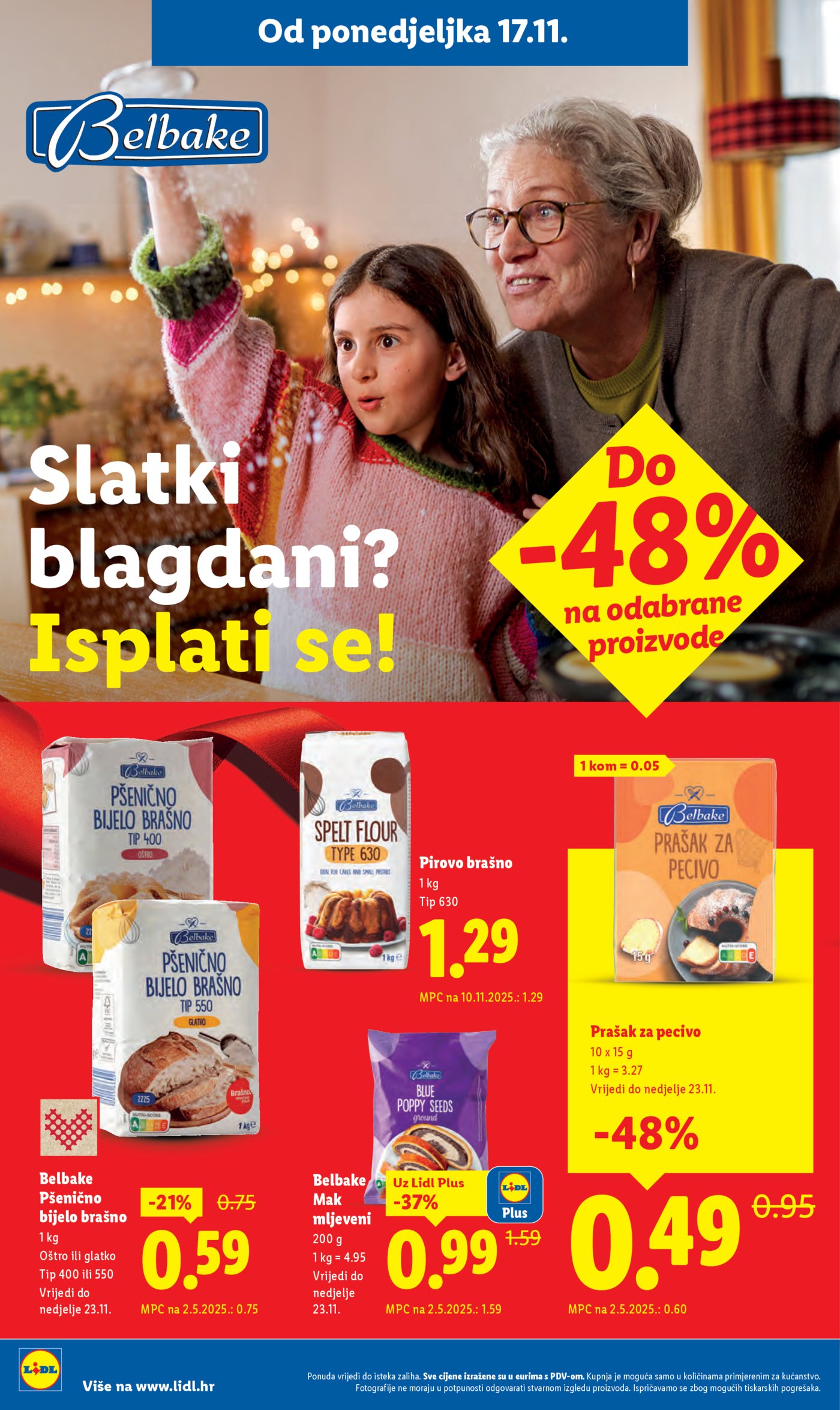 Lidl katalog Super ponuda od ponedjeljka 17.11. - 23.11.2025.