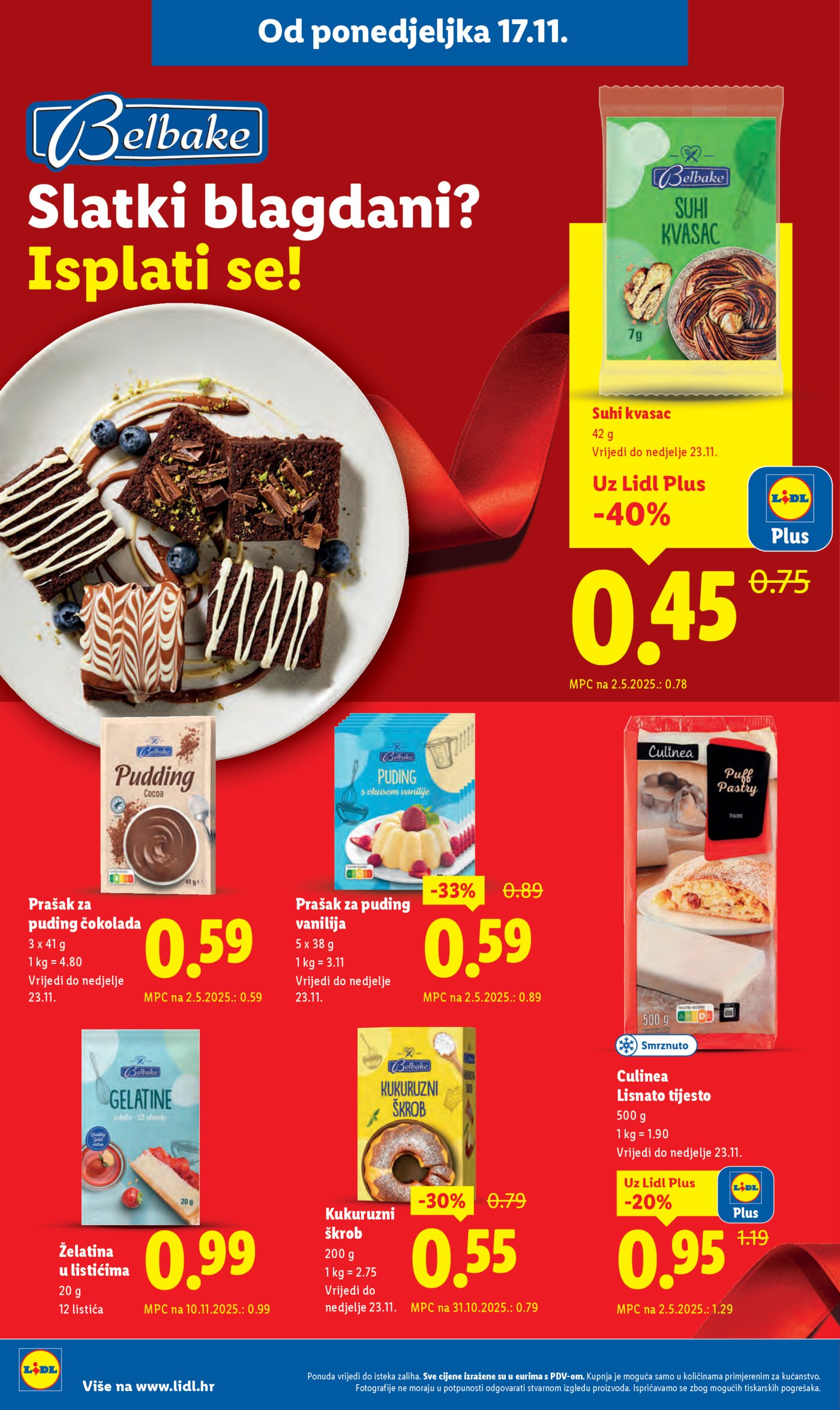 Lidl katalog Super ponuda od ponedjeljka 17.11. - 23.11.2025.