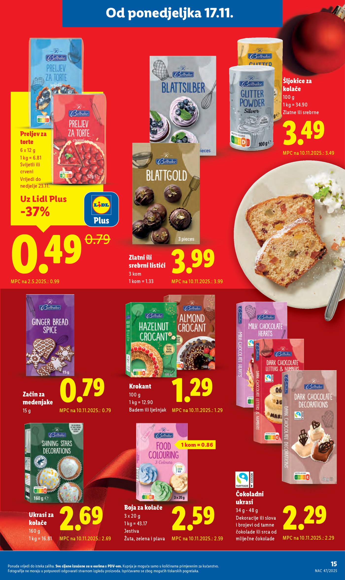 Lidl katalog Super ponuda od ponedjeljka 17.11. - 23.11.2025.