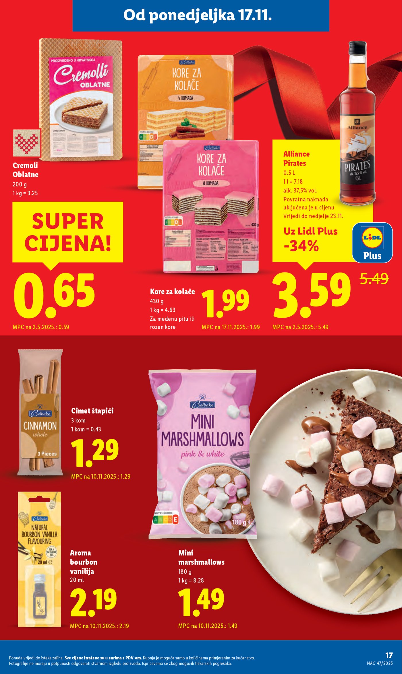 Lidl katalog Super ponuda od ponedjeljka 17.11. - 23.11.2025.