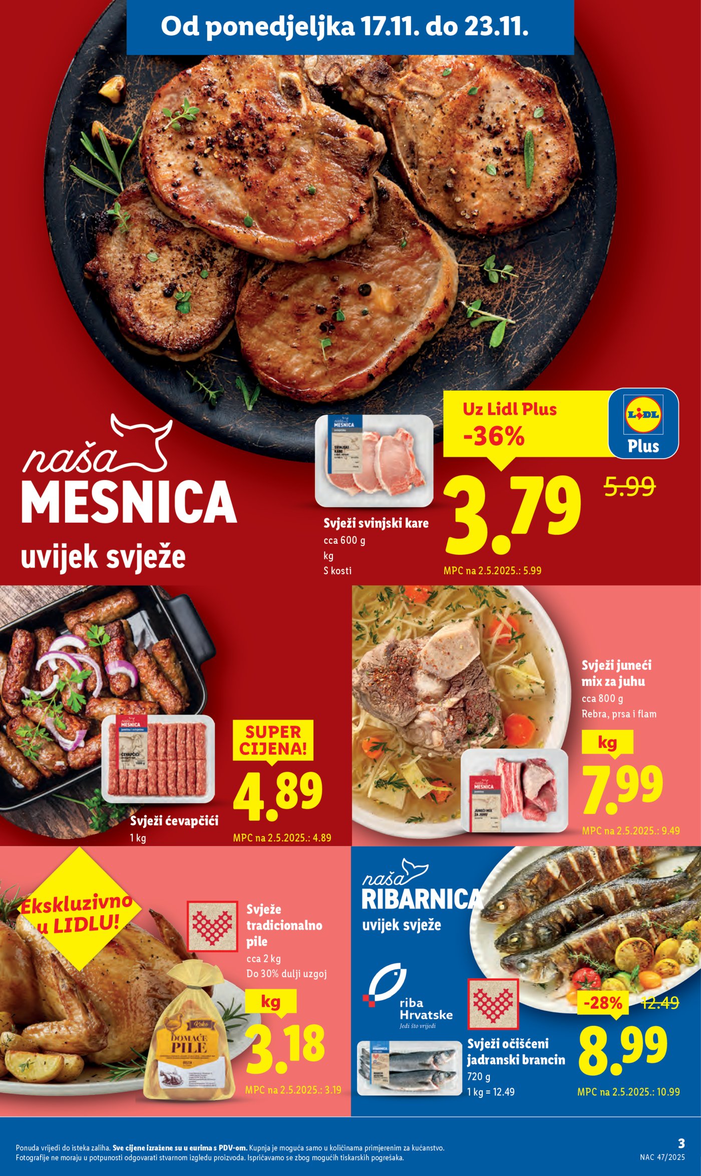 Lidl katalog Super ponuda od ponedjeljka 17.11. - 23.11.2025.