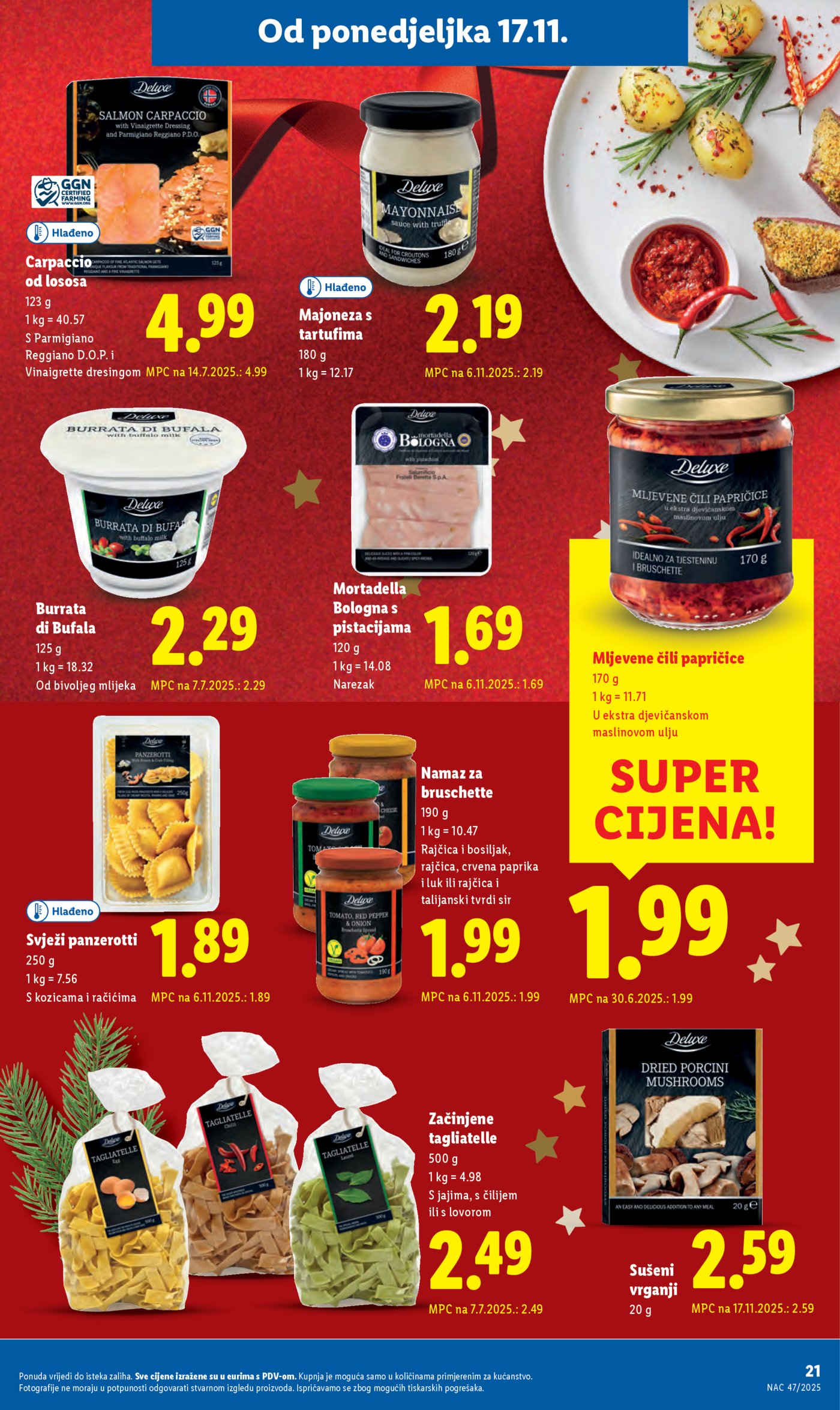 Lidl katalog Super ponuda od ponedjeljka 17.11. - 23.11.2025.