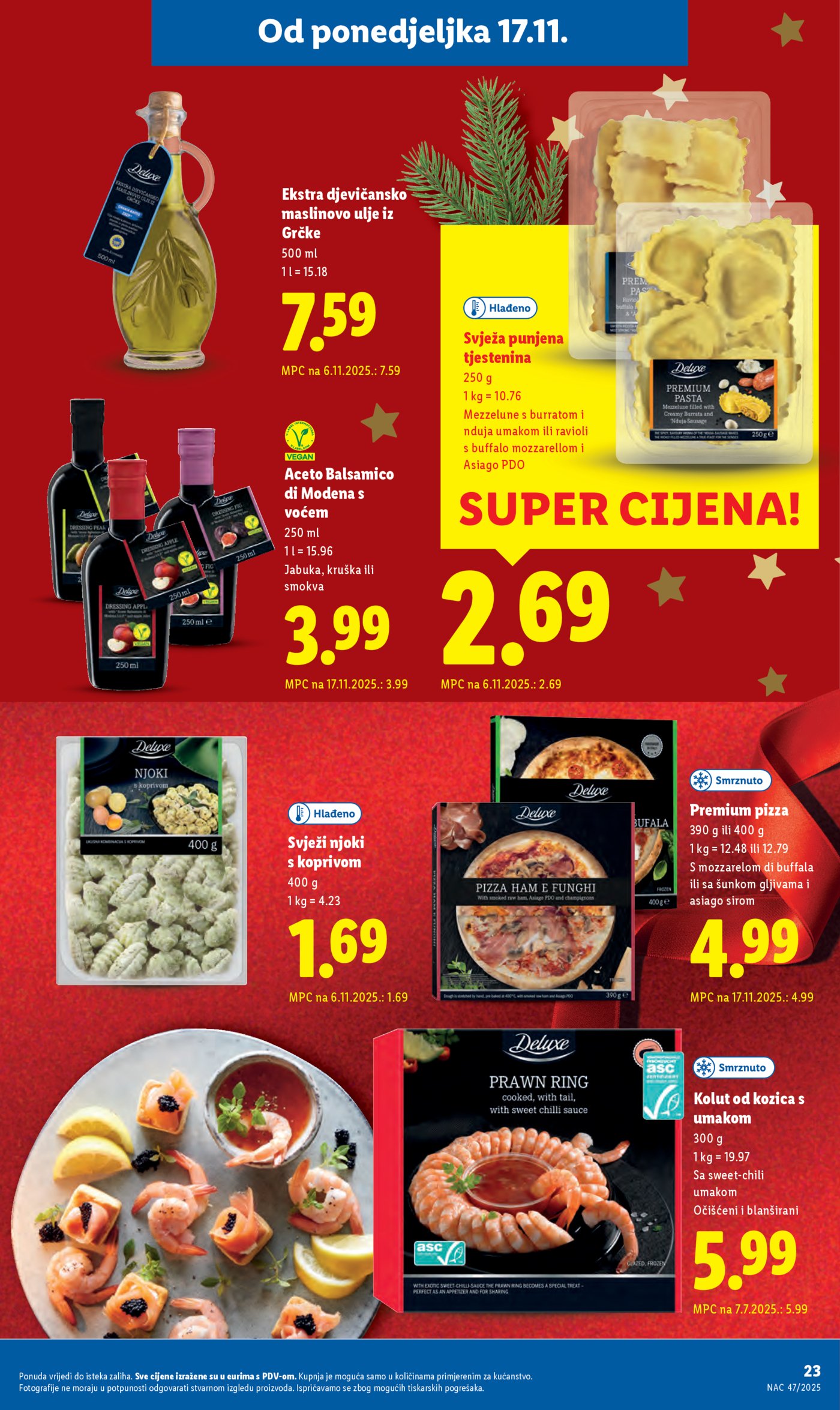 Lidl katalog Super ponuda od ponedjeljka 17.11. - 23.11.2025.