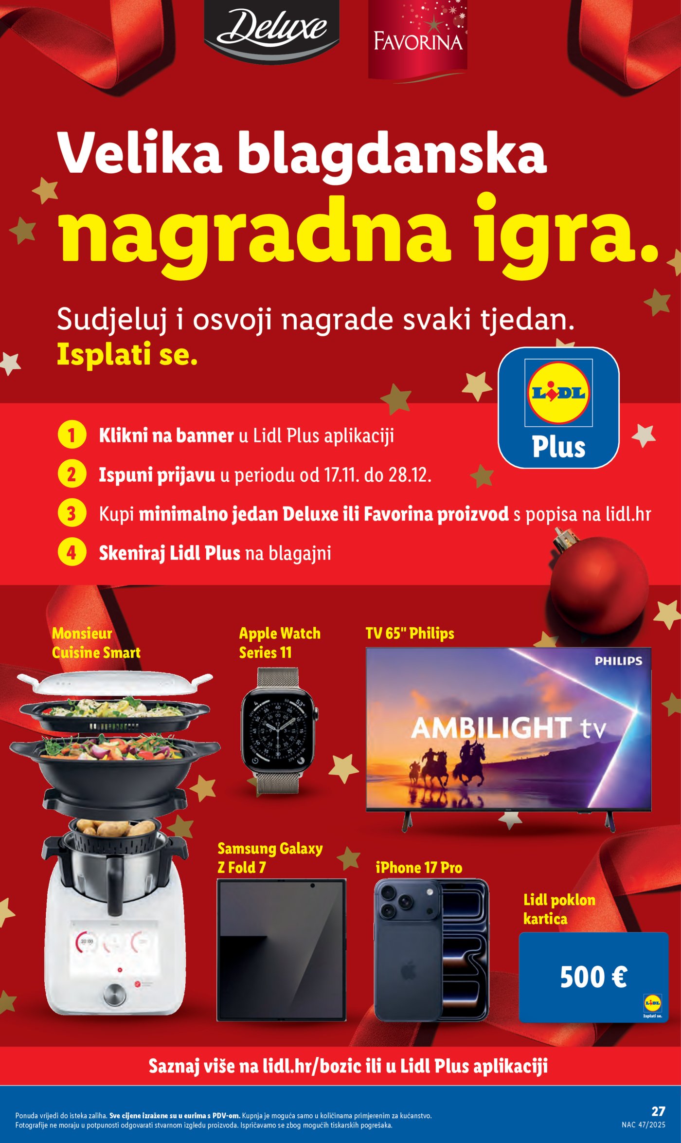 Lidl katalog Super ponuda od ponedjeljka 17.11. - 23.11.2025.