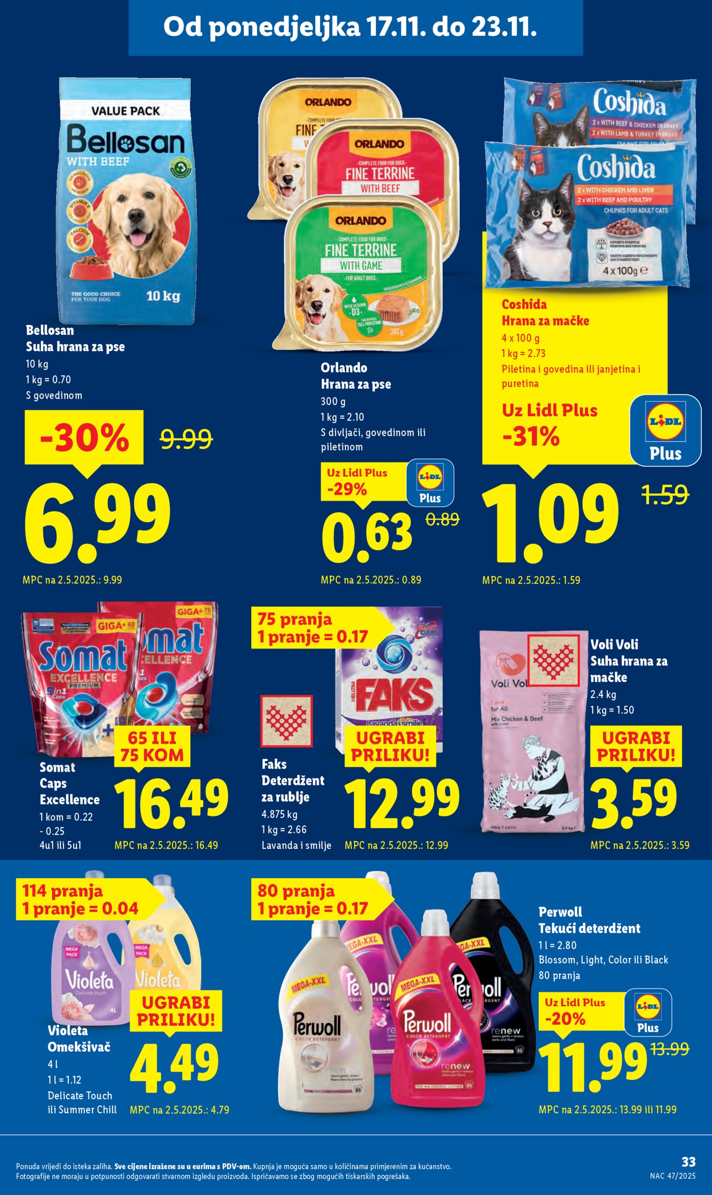 Lidl katalog Super ponuda od ponedjeljka 17.11. - 23.11.2025.