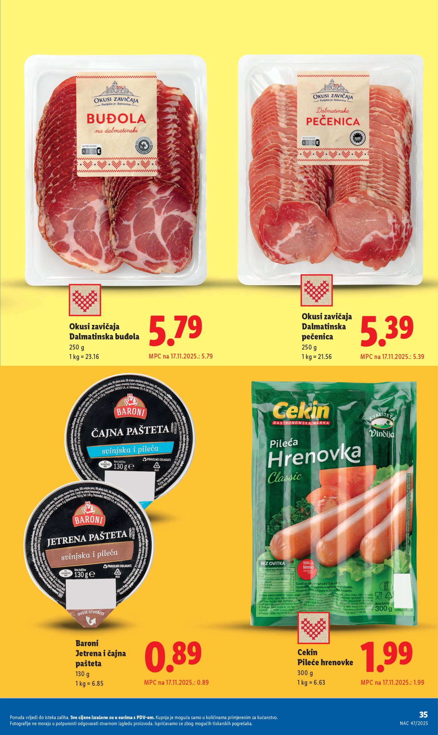 Lidl katalog Super ponuda od ponedjeljka 17.11. - 23.11.2025.