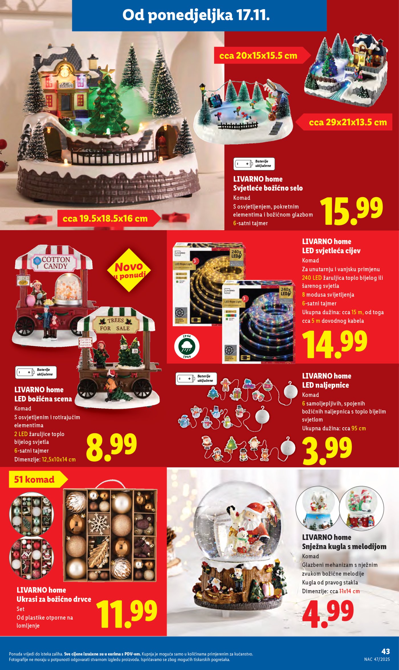 Lidl katalog Super ponuda od ponedjeljka 17.11. - 23.11.2025.