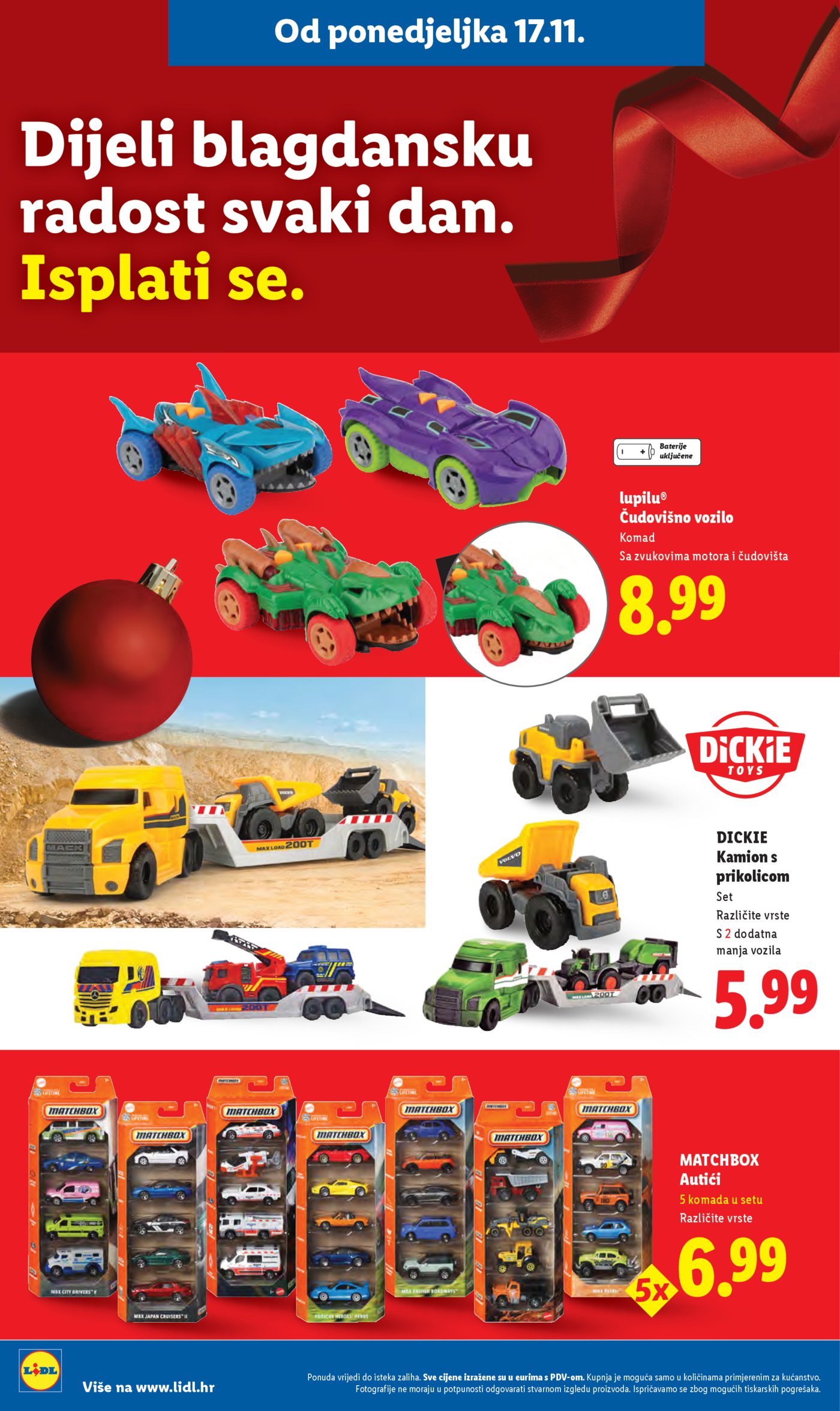 Lidl katalog Super ponuda od ponedjeljka 17.11. - 23.11.2025.