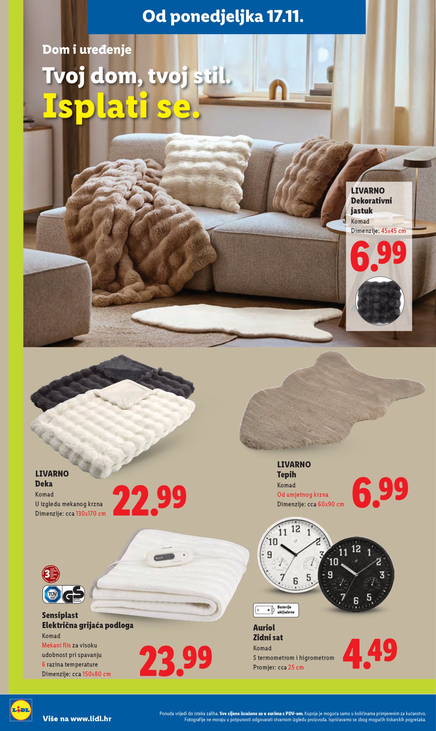 Lidl katalog Super ponuda od ponedjeljka 17.11. - 23.11.2025.