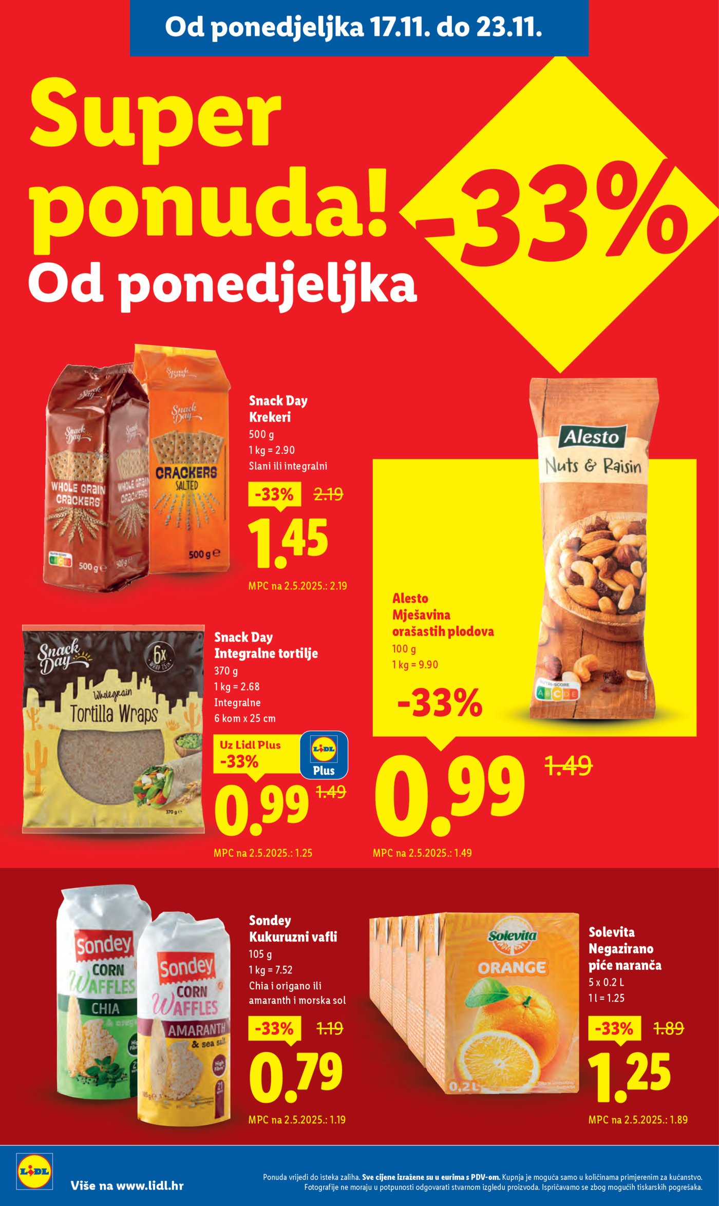 Lidl katalog Super ponuda od ponedjeljka 17.11. - 23.11.2025.