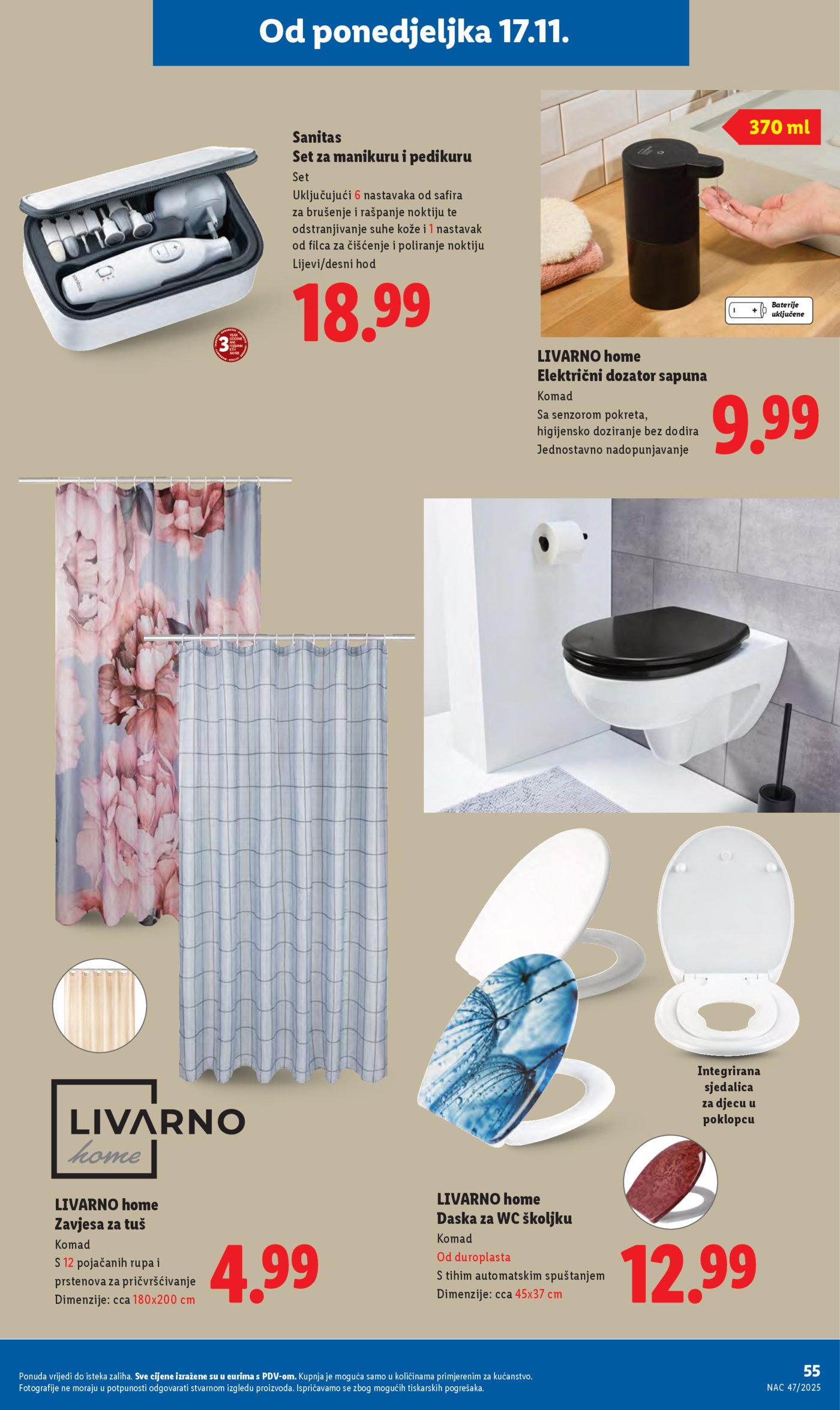 Lidl katalog Super ponuda od ponedjeljka 17.11. - 23.11.2025.