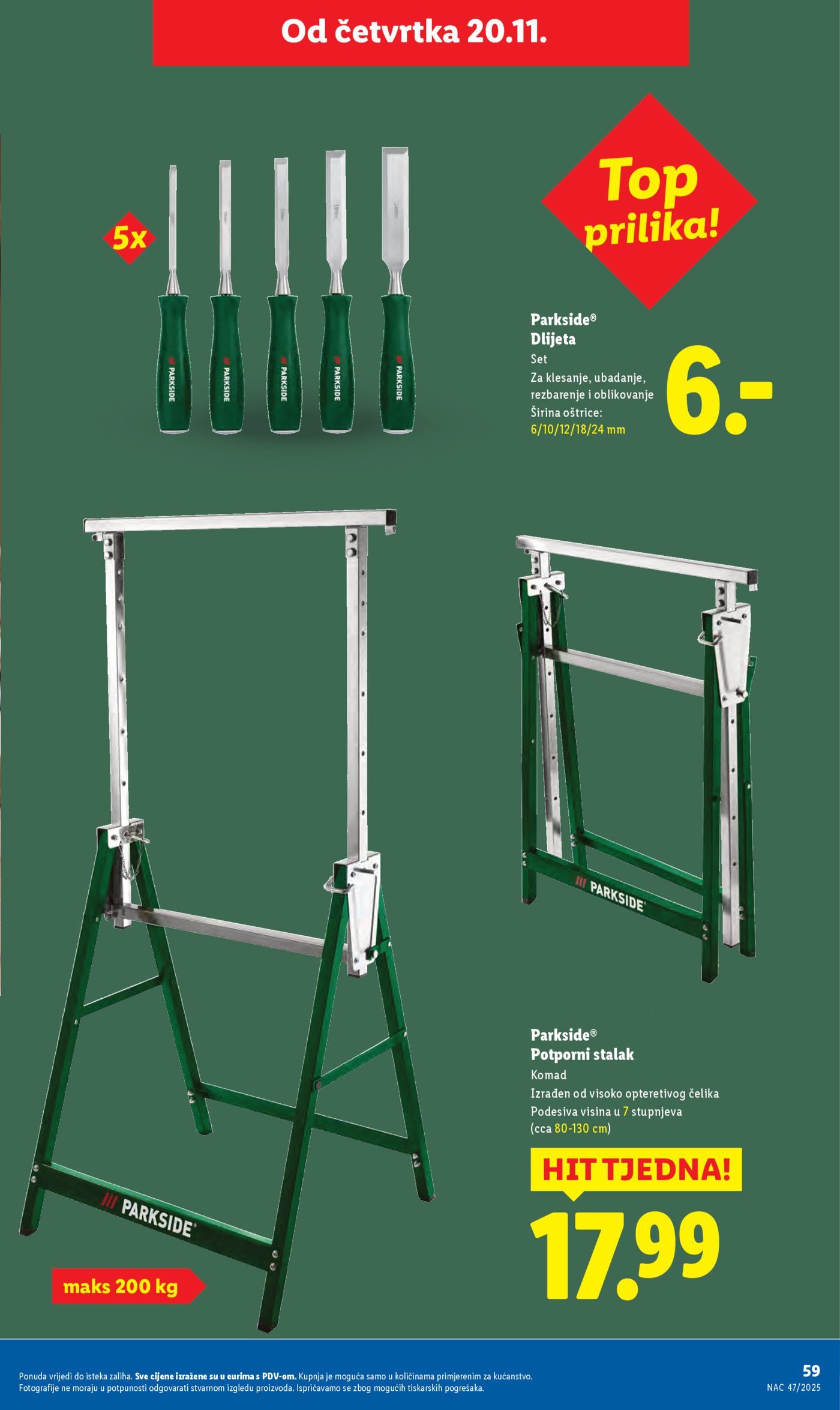 Lidl katalog Super ponuda od ponedjeljka 17.11. - 23.11.2025.